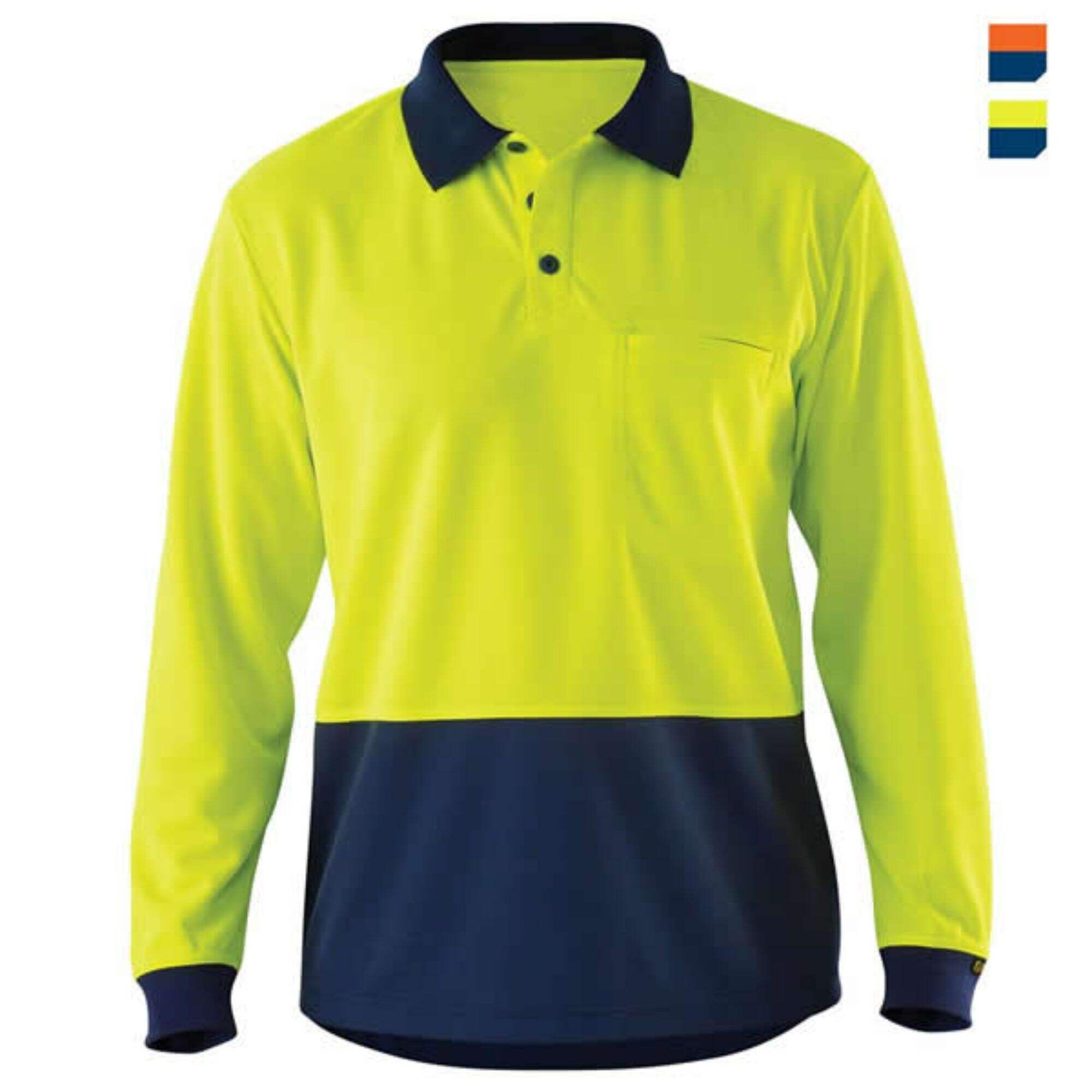 Hot Sale Long Sleeve Multi-Color Clothes Fast Dry Worker Polo Shirt