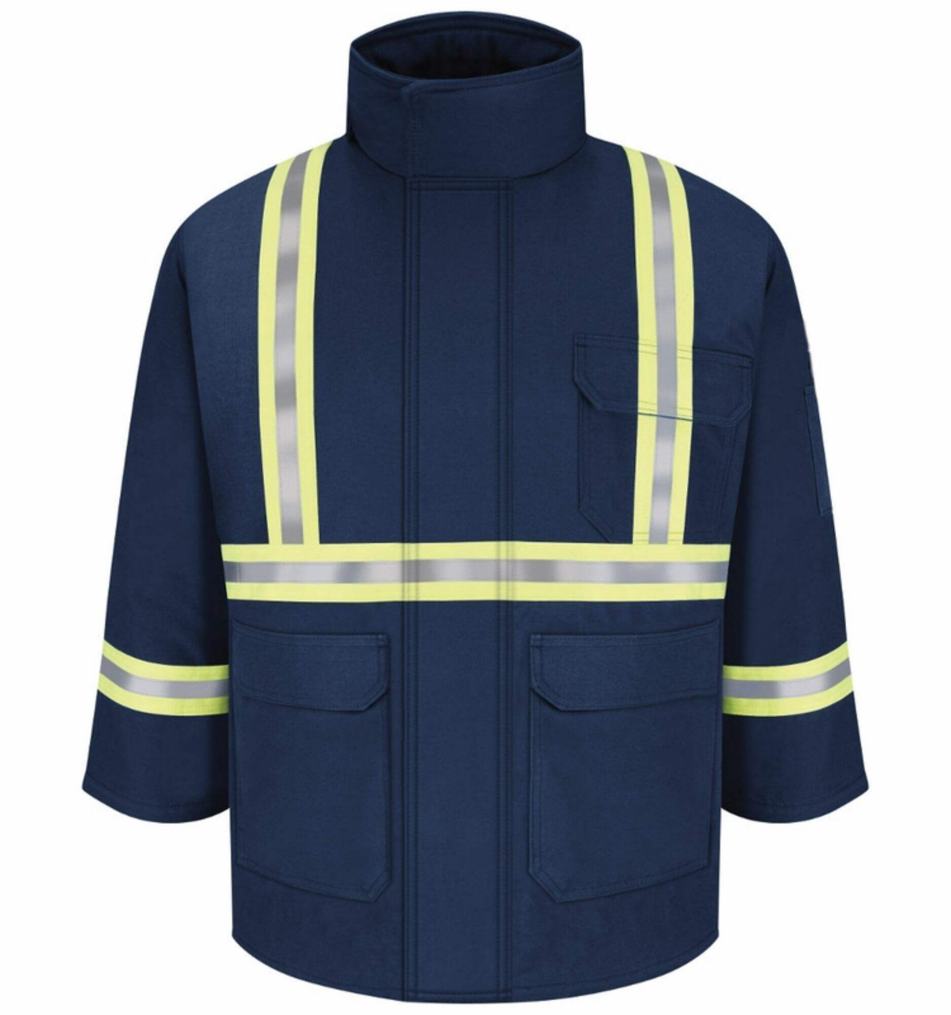 High Quality Construction Safety Jacket Hi Vis Reflective Flame Retardant Clothes