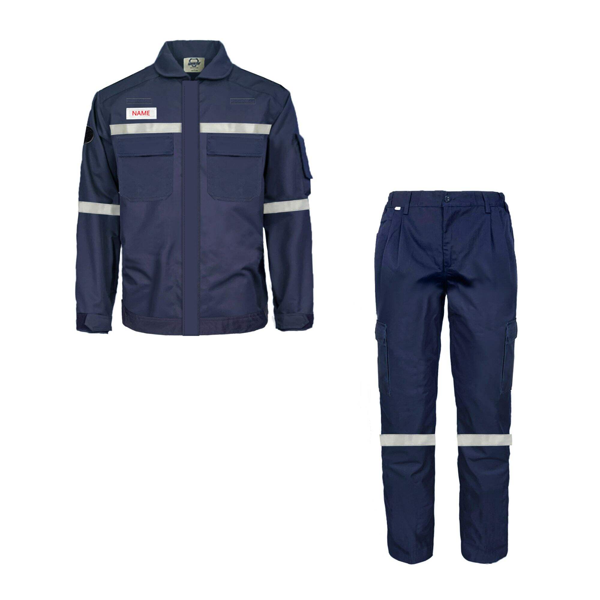 Industrial Fireproof Flame Retardant Shirts and Pants Hi Vis Reflective  Workwear