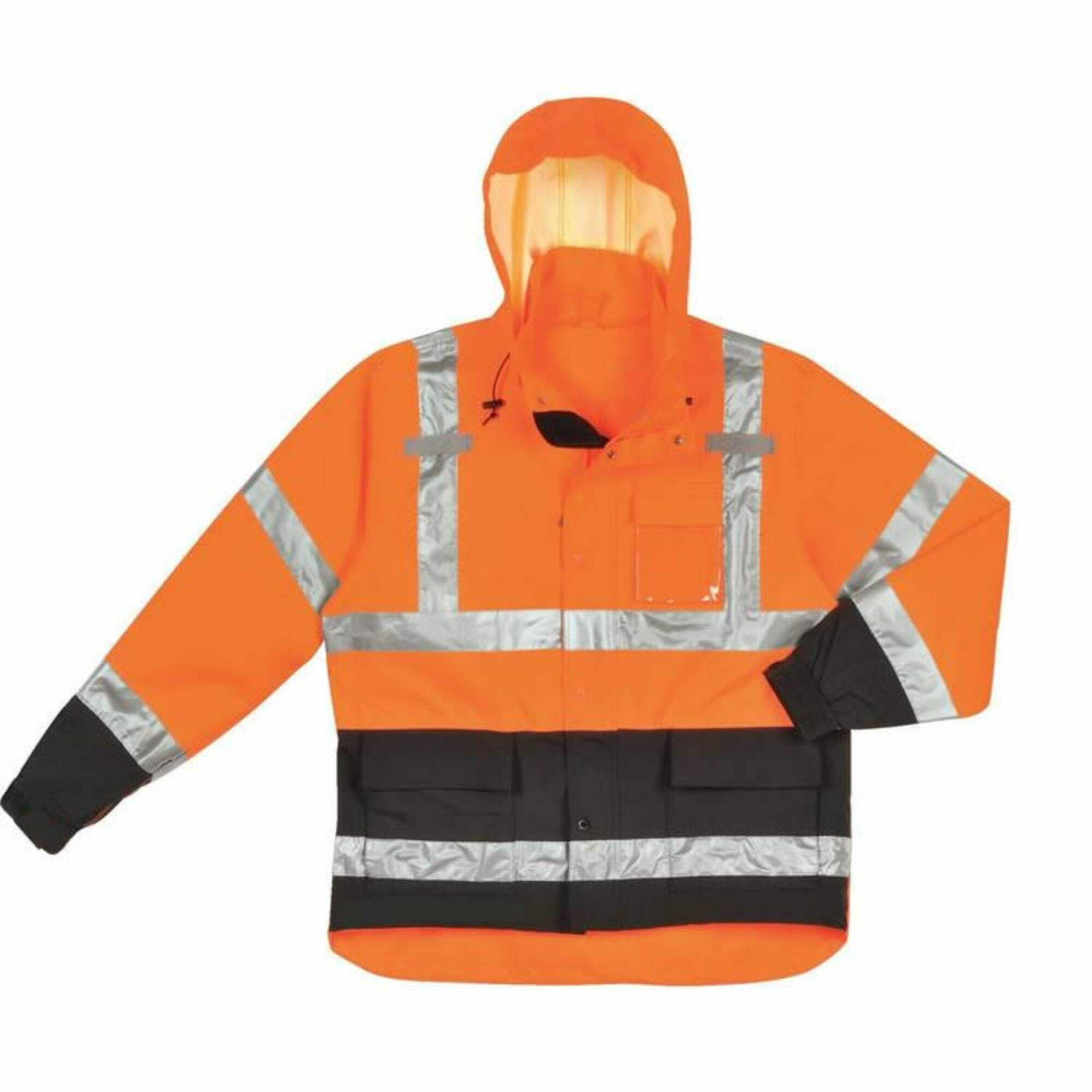 Hot Sale Oxford/Polyester Hi Vis Reflective Work Waterproof Safety Workwear Uniform Engineer Traffic Jacket