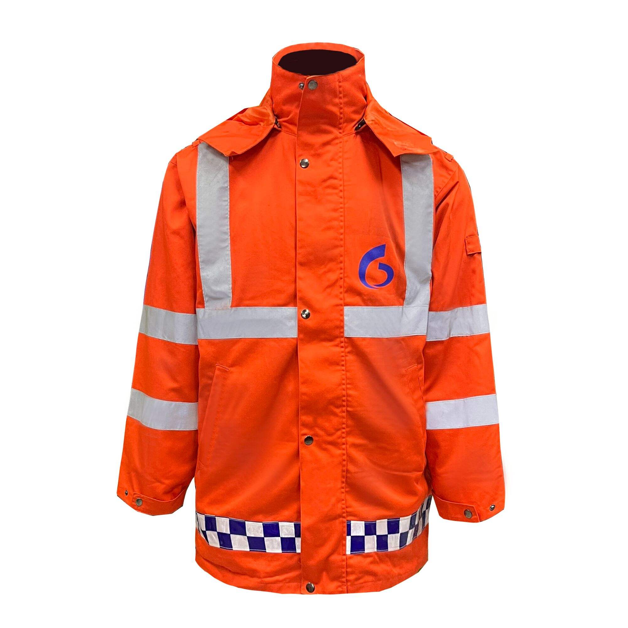 Hi Vis Reflective Safety Fireproof FireRetardant Clothes Construction Traffic Sanitation Workwear Jacket