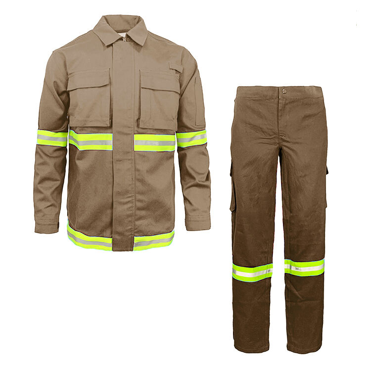 NFPA 2112 CAT 2 Customize Anti Static Fire Resistant Work Wear Welding Clothing Industrial Welder Work Welding Uniform