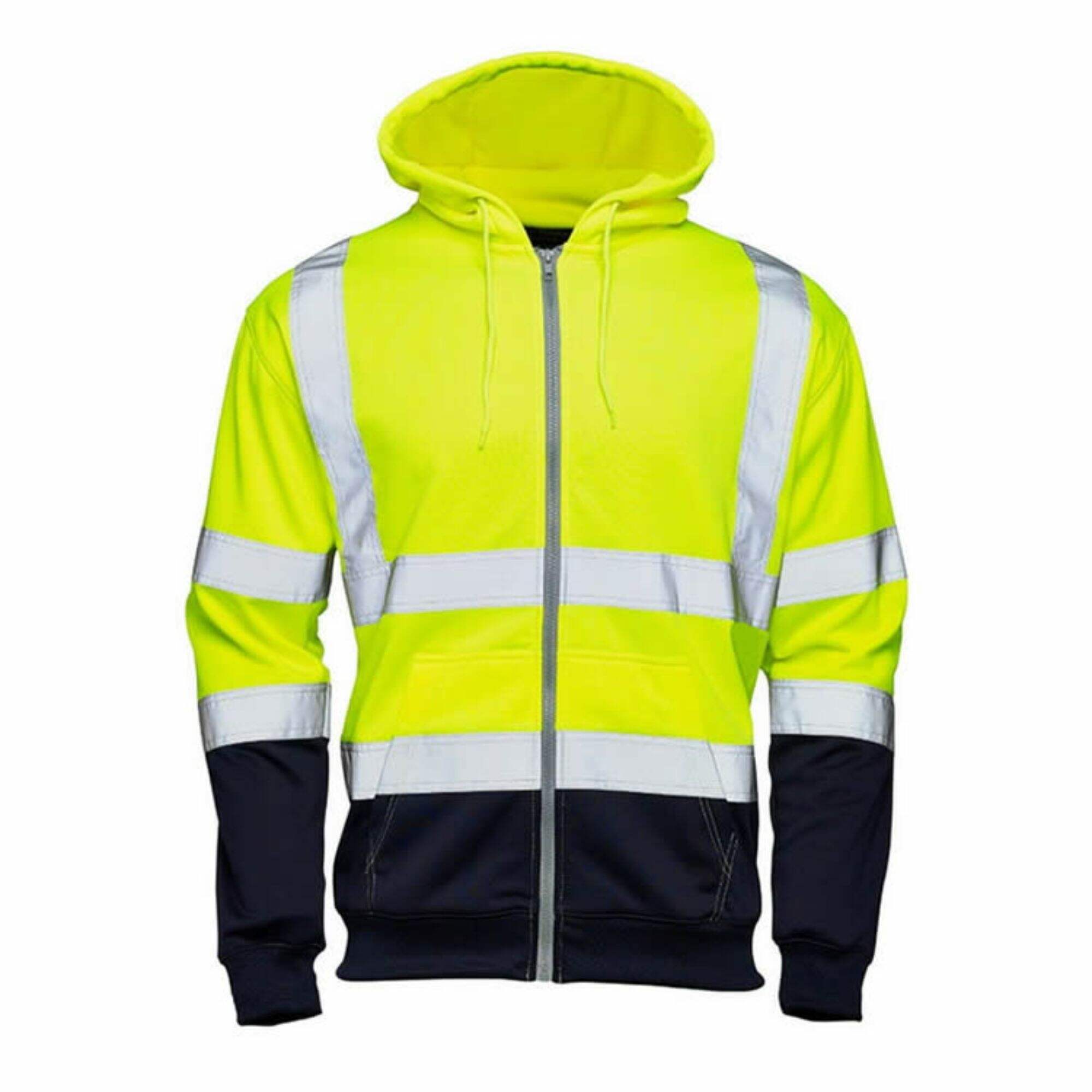 Warm uitverkoping Fabrieksvoorraad ANSI Klas 3 Hoë Sigbaarheid Veiligheid Werkdrag Winter Reflektiewe Hi Vis Fleece Baadjie