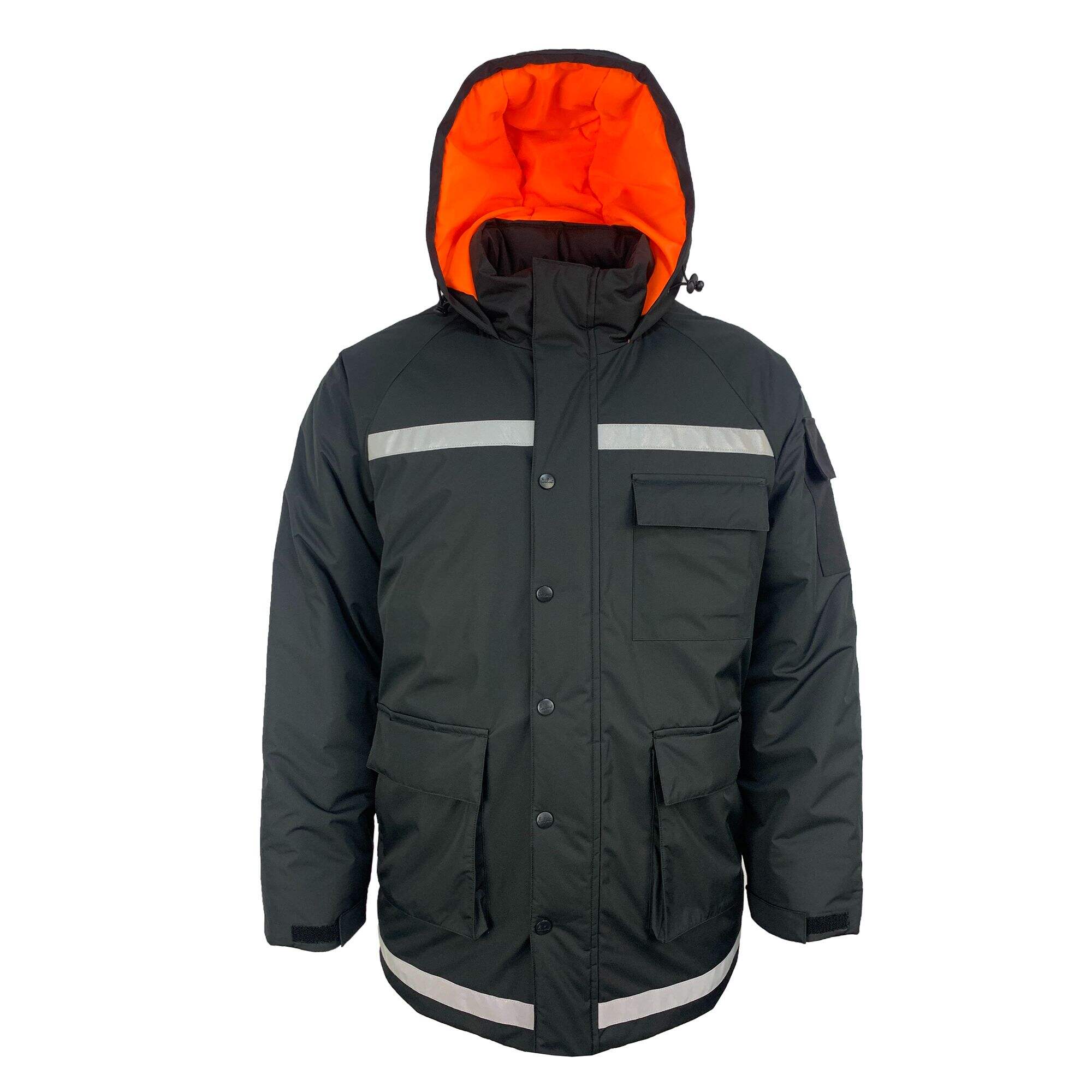Factory Custom Waterproof Warm Jacket For Cold Storage Warehouse Windproof Polyester Workwear