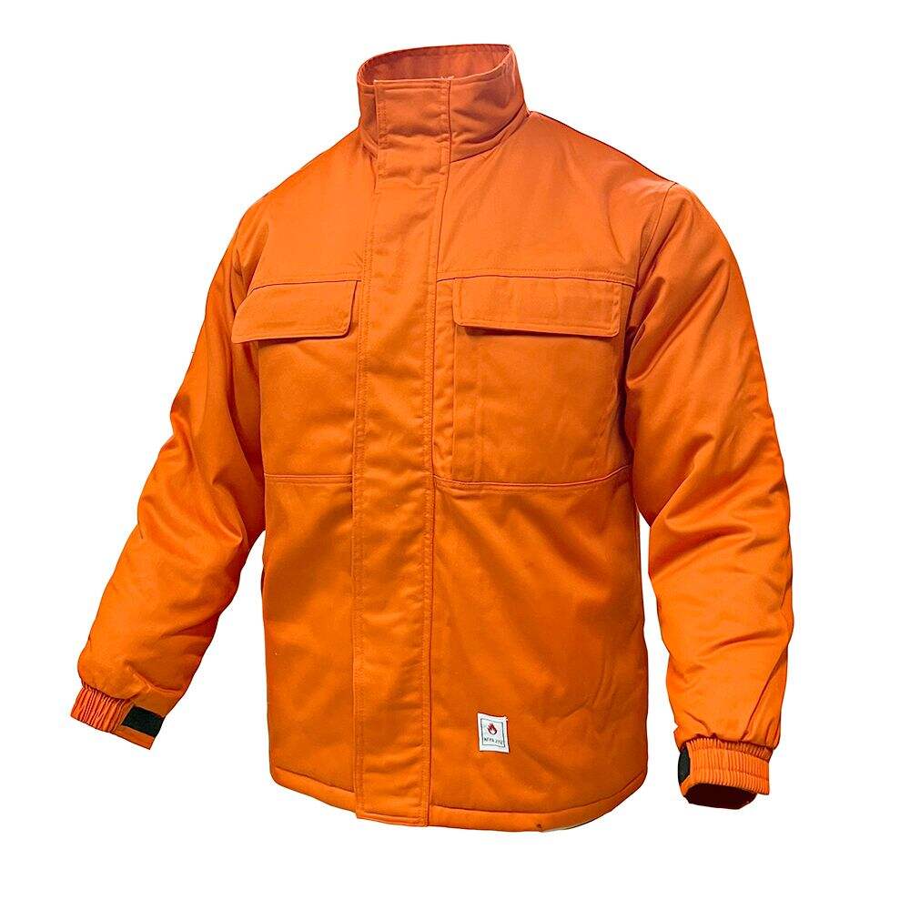 Custom Flame Resistant Clothing Extreme Protect 100% Cotton Inherent Winter Insulate Safety Fire Retardant Welding FRC Work Jacket