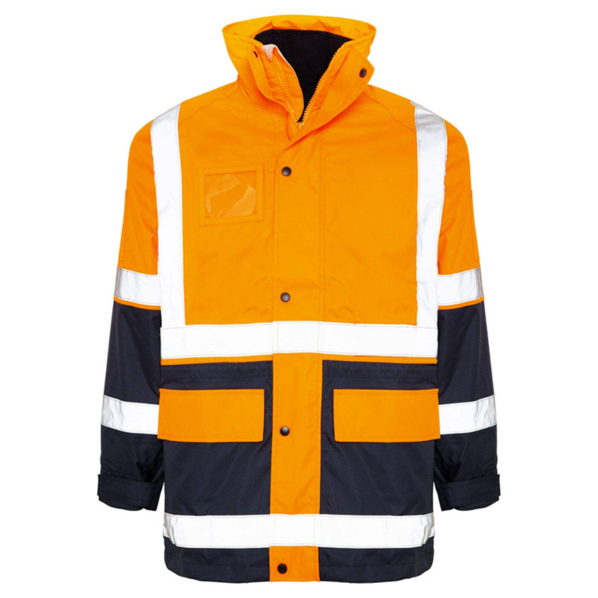 Hot Sale Reflective Safety Jacket Hi Viz ANSI Class 3 Work Traffic Railway Road  Workwear