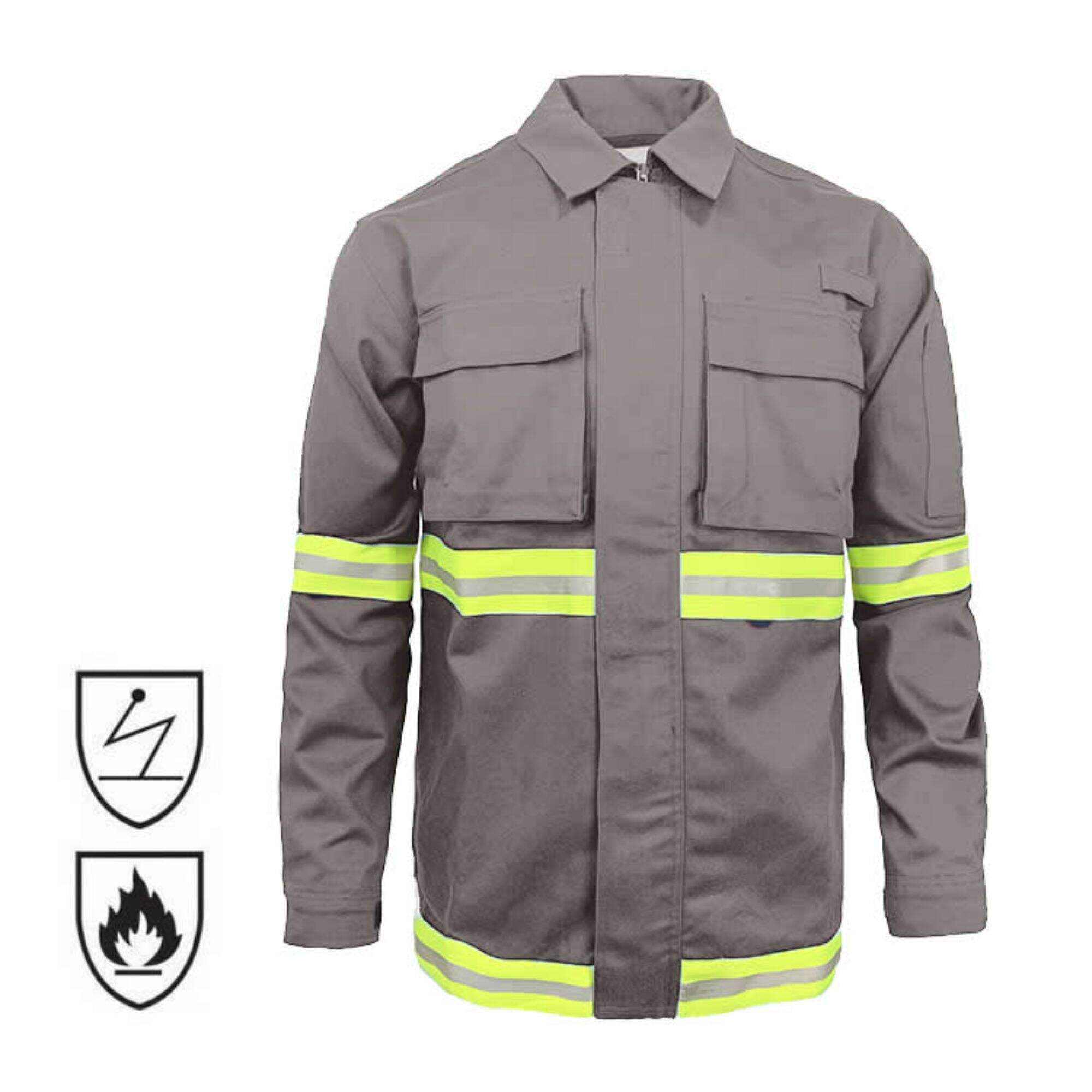 Hot Sale Fire Proof FRC FR Tear-resistant Cotton Clothes Fireproof Welder Multifunctional Pockets Jacket