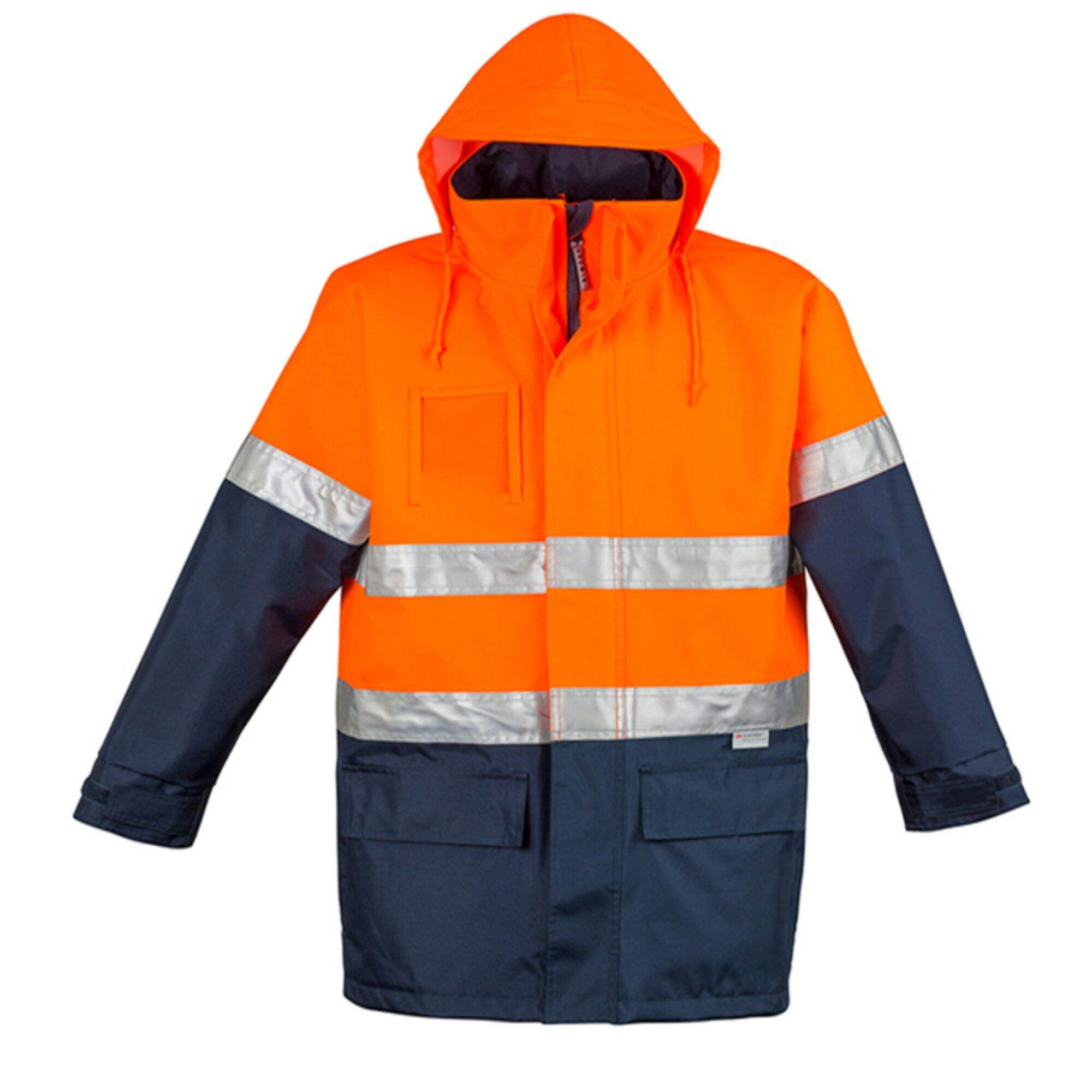 Factory Supply Manufacturer  Custom Hi Vis Safety Officer Traffic Railway Uniform Waterproof Rain Suit