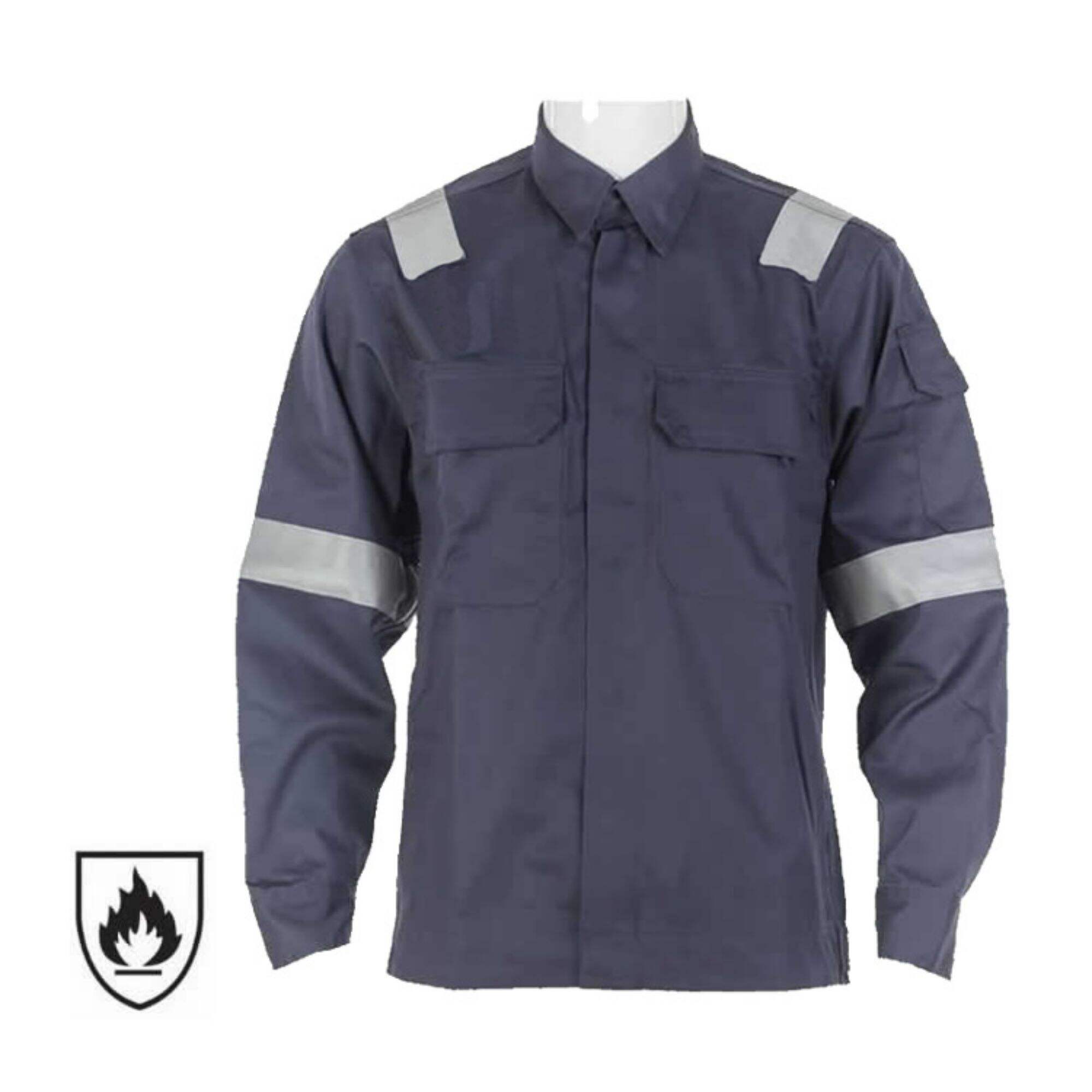 Manufacture Custom Protective  Construction Workwear  Technican Fire Proof Hi Vis Reflective Jacket