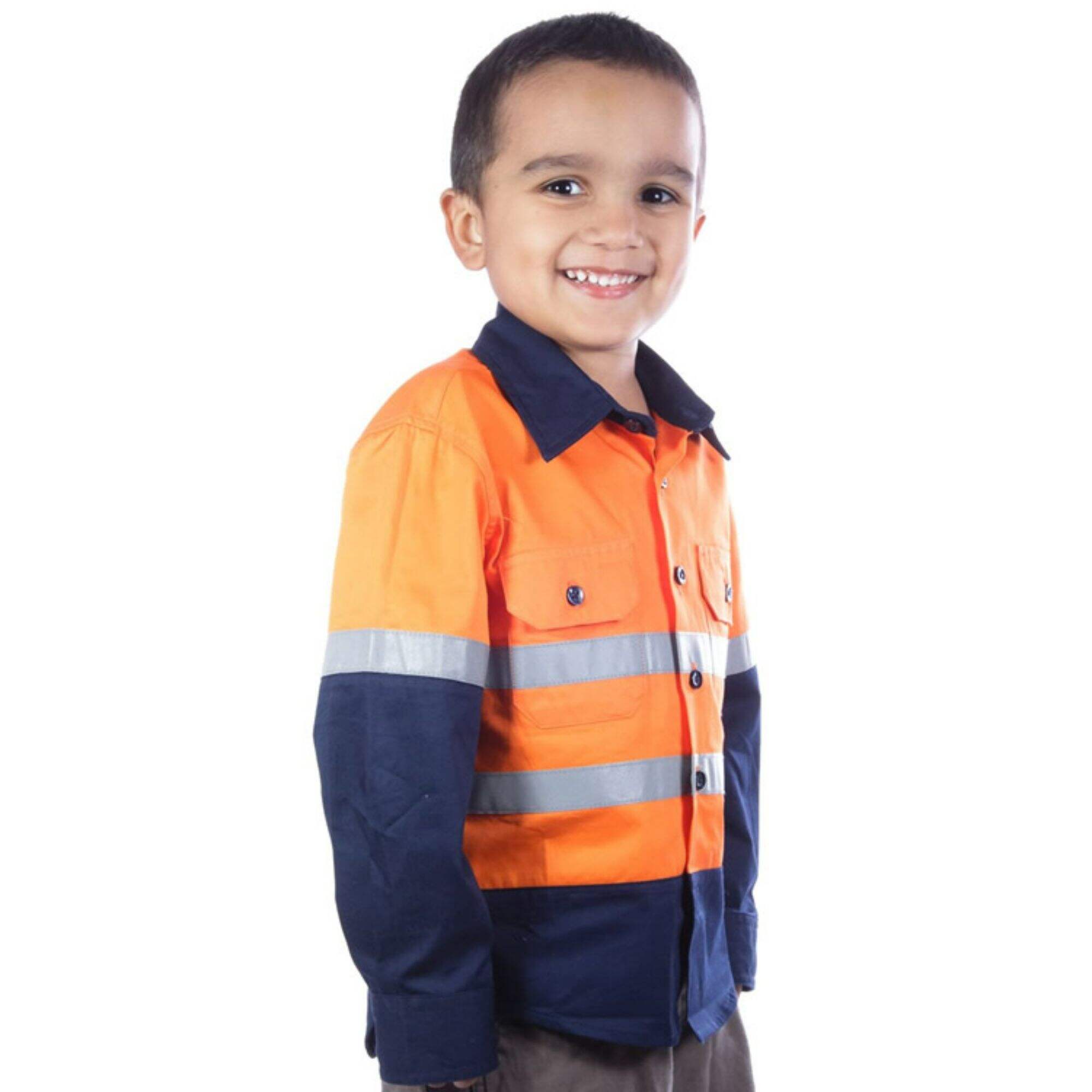 Factory Supply Hi Vis  Kids Shirt for Upcoming Season Reflective Safety Clothes