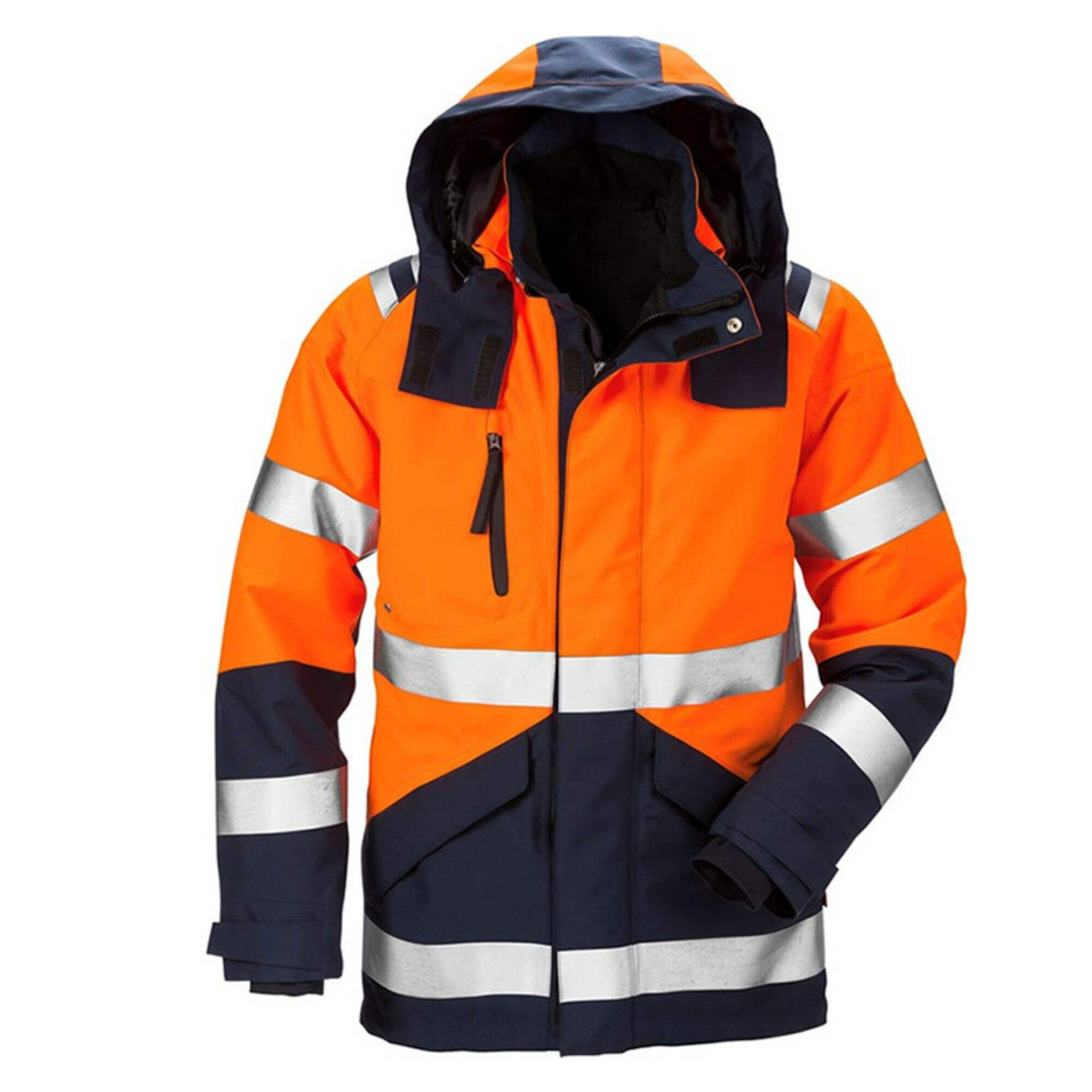 Hot Sale Hi Vis Waterproof Windproof Construction Safety Workwear Reflective Warm Thermal Jacket