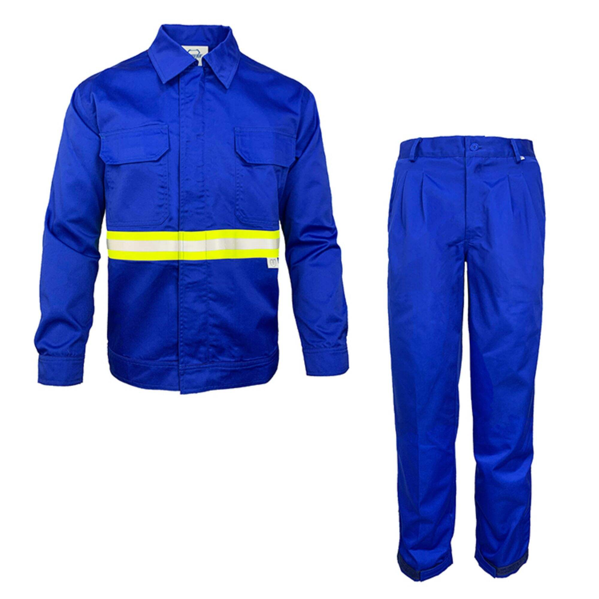 Factory Supply Polyester / Cotton Custom Worksuit  Anti Oil Waterproof Fire-Resistant Workwear