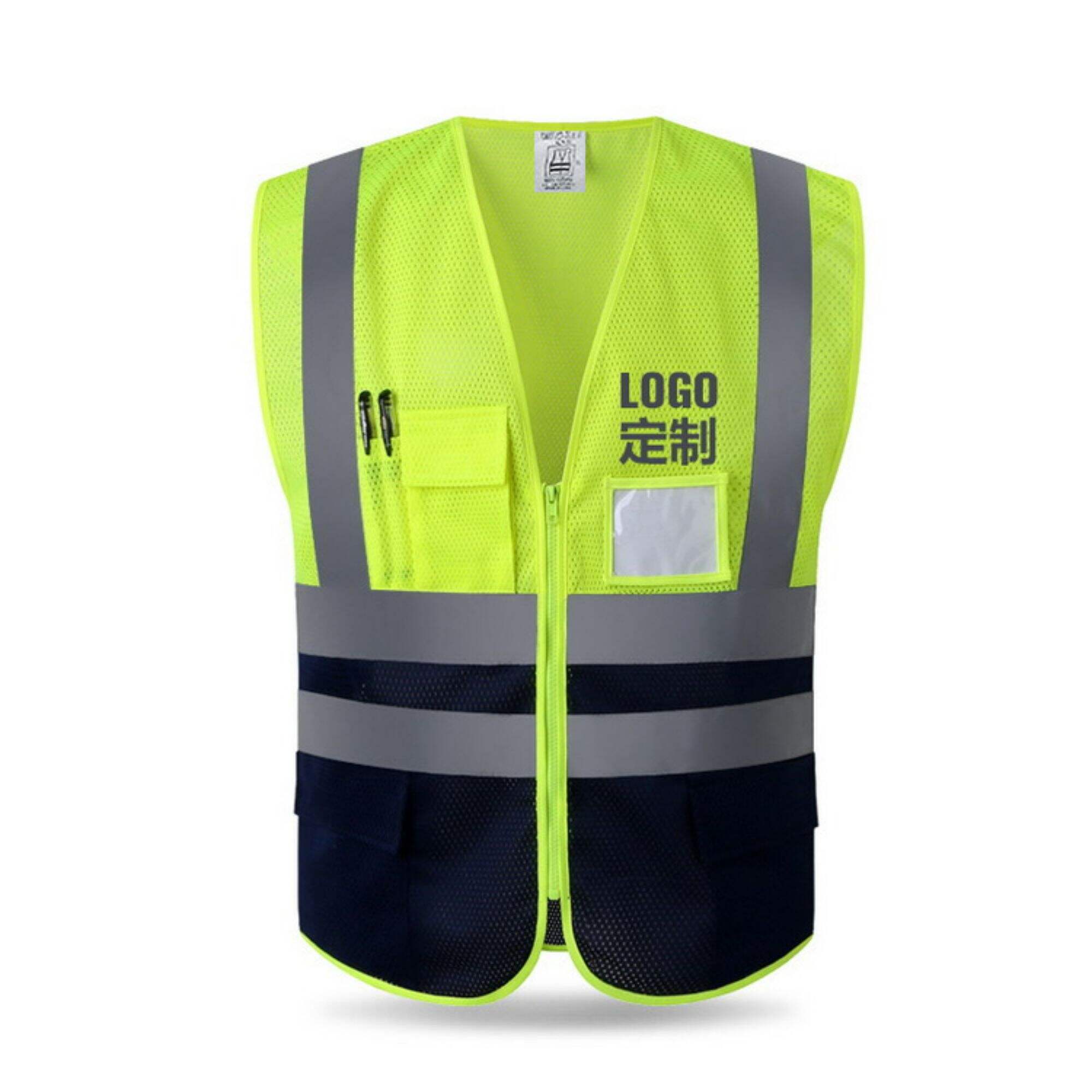 High Quality Private Label Reflective Jacket Anti-static Waterproof Security Waistcoat