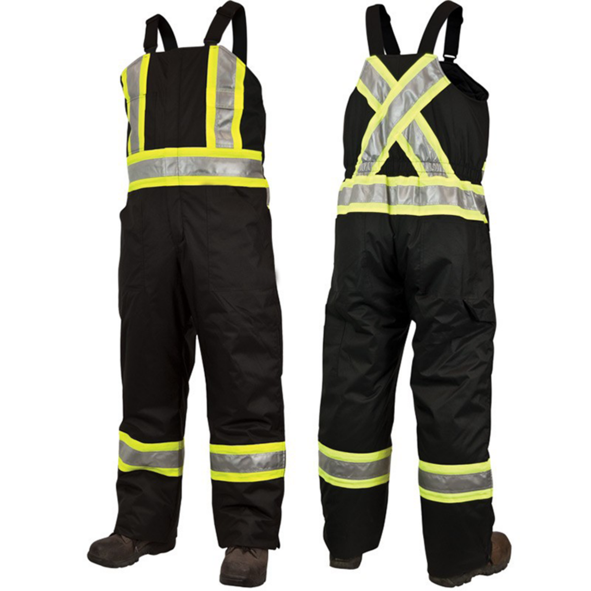 The Latest Factory Wholesale Workwear Safety Work Hi Vis Bib Pants Unisex Waterproof Durable Anti-arc Bib Pants