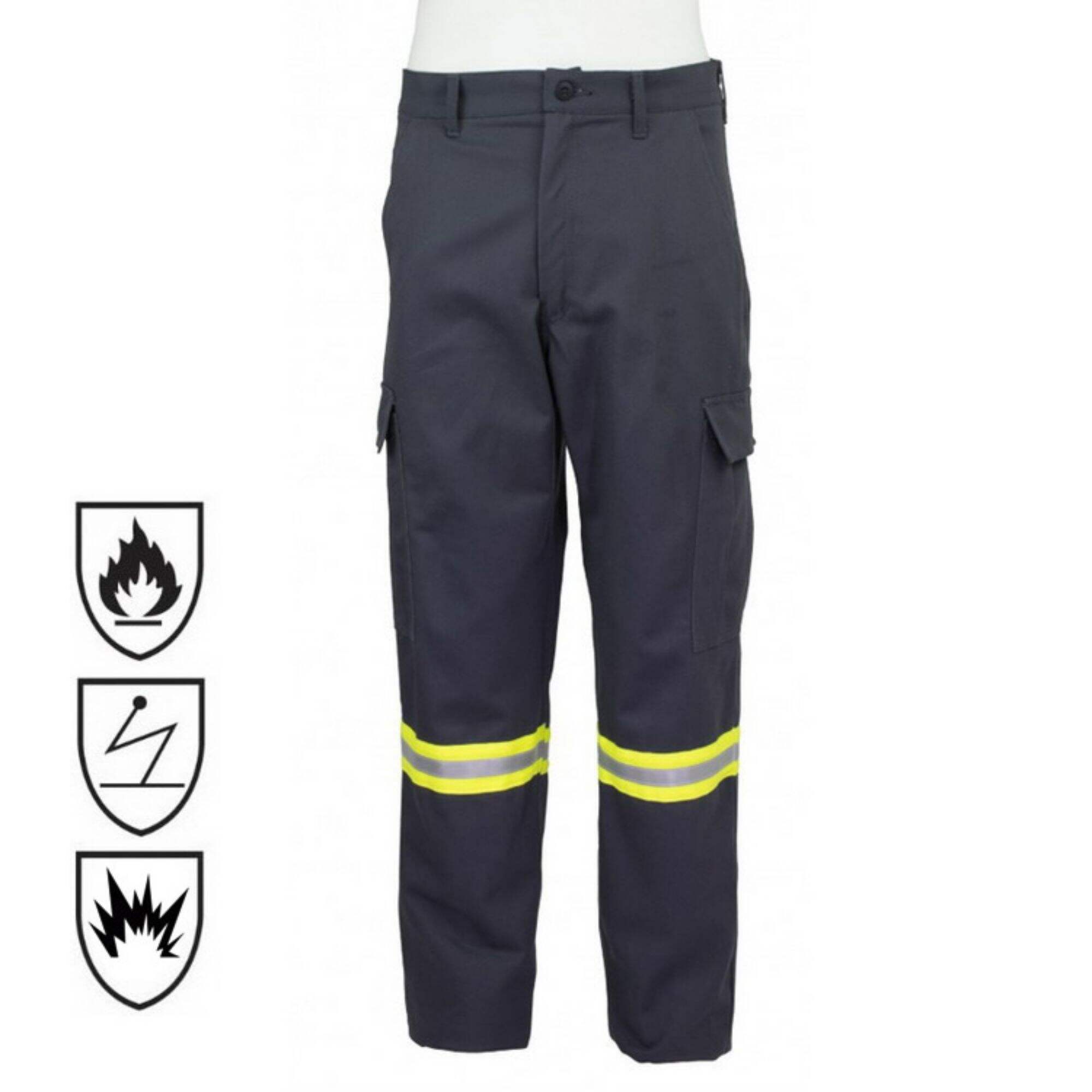 Wholesale High Quality Reflective FireProof Antistatic Trousers Mechanic Traffic  Pants