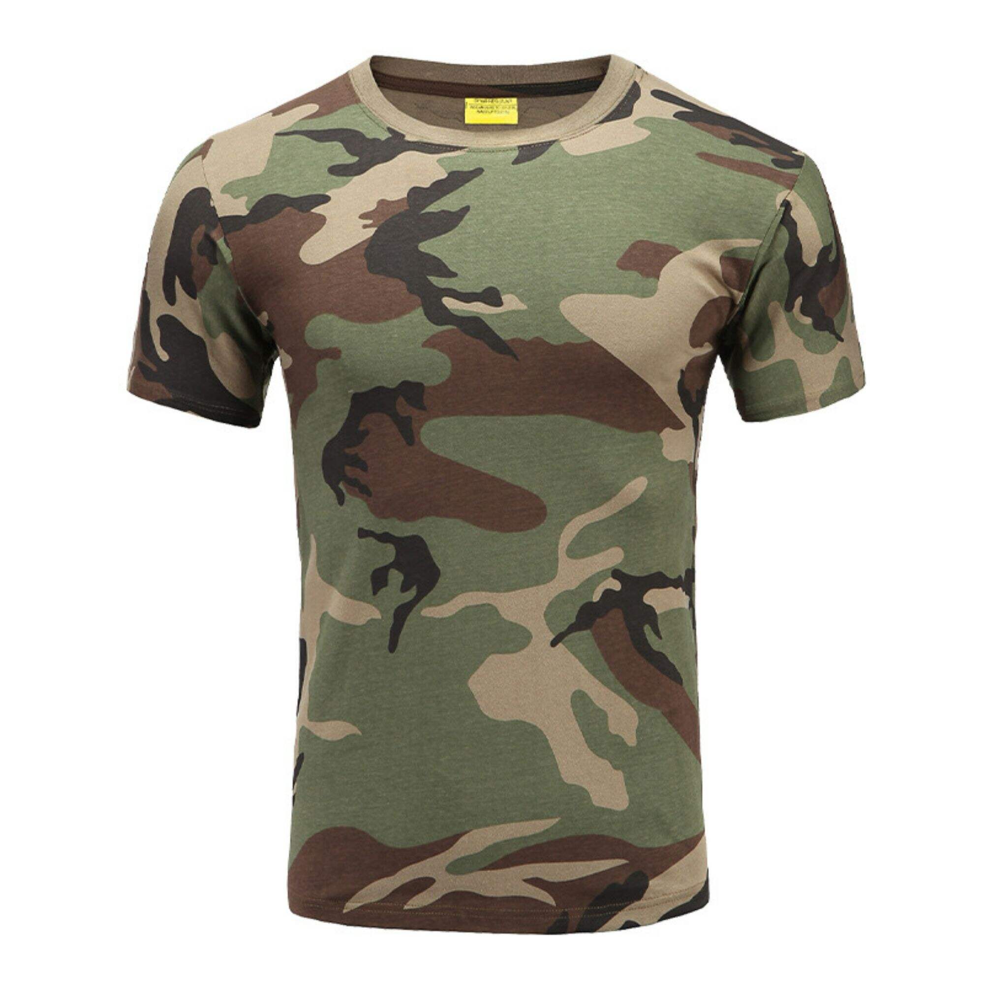 Factory Supply  High Quality Camouflage  Clothes Breathable Quick Dry Round Neck shirt 