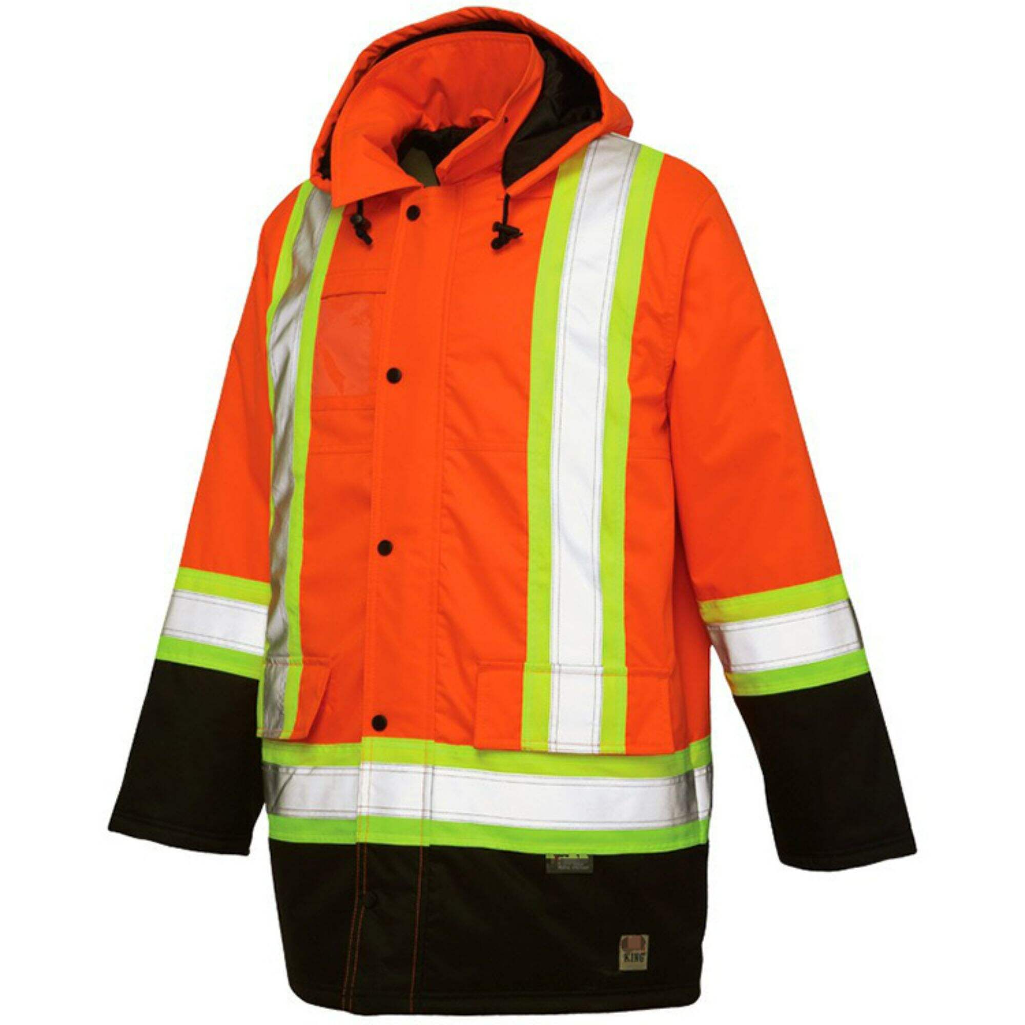 Whole Sale Durable Waterproof Antistatic Warm Thermal  Workwear Reflective Hi Vis Traffic Jacket