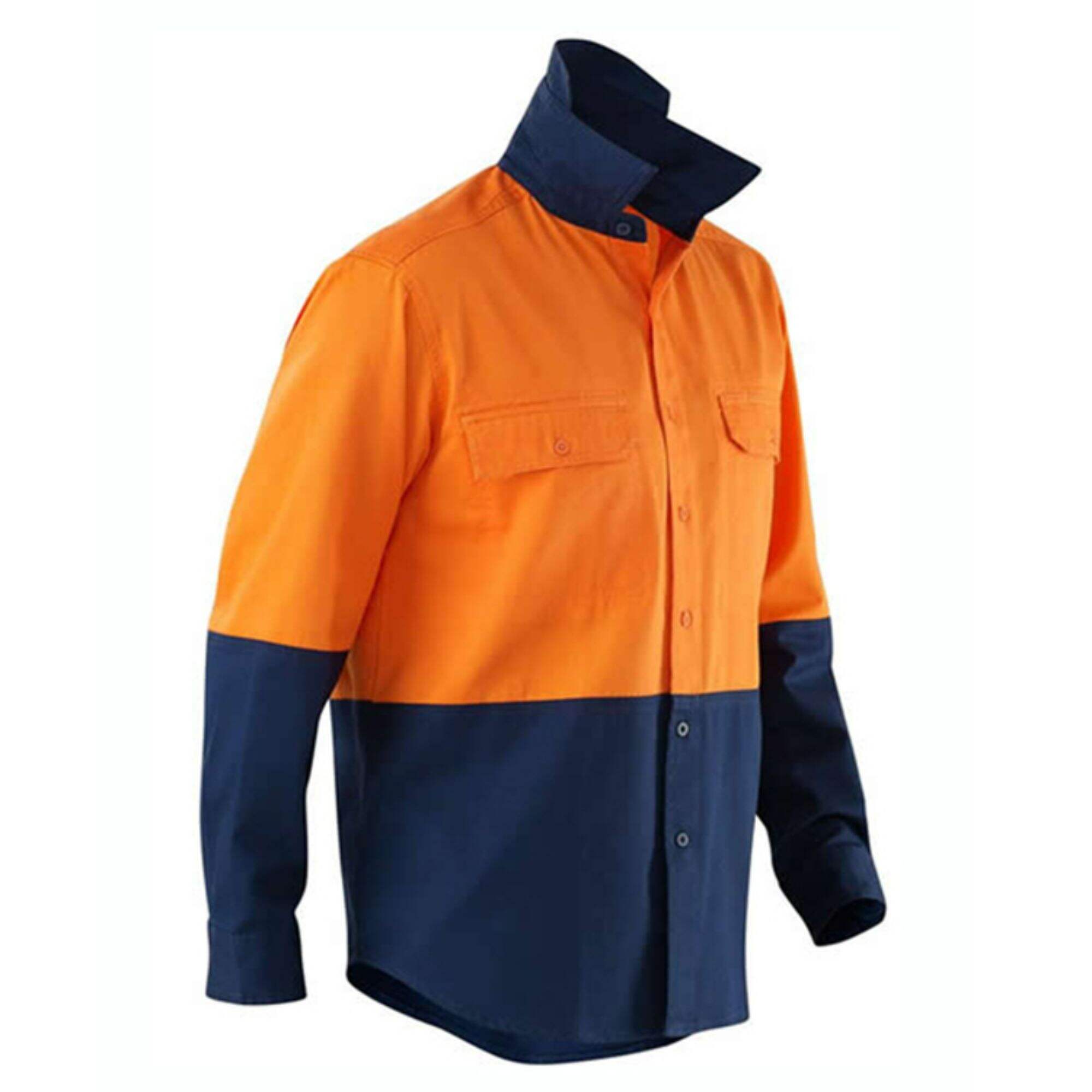 Factory Supply Low Price Custom Windproof Hi Vis Clothes Multi-Color Long Sleeves Cordutoy Shirt