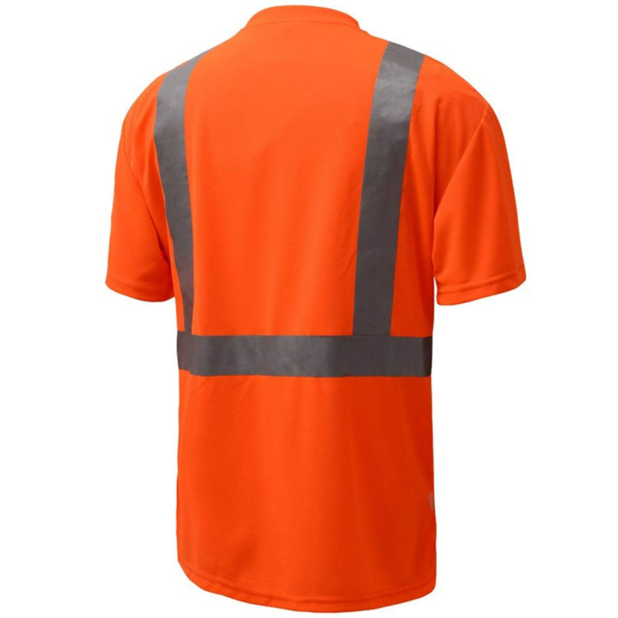 Hi Vis Wholesale Clothes With Pockets On The Left Chest Premium Reflective Shirt