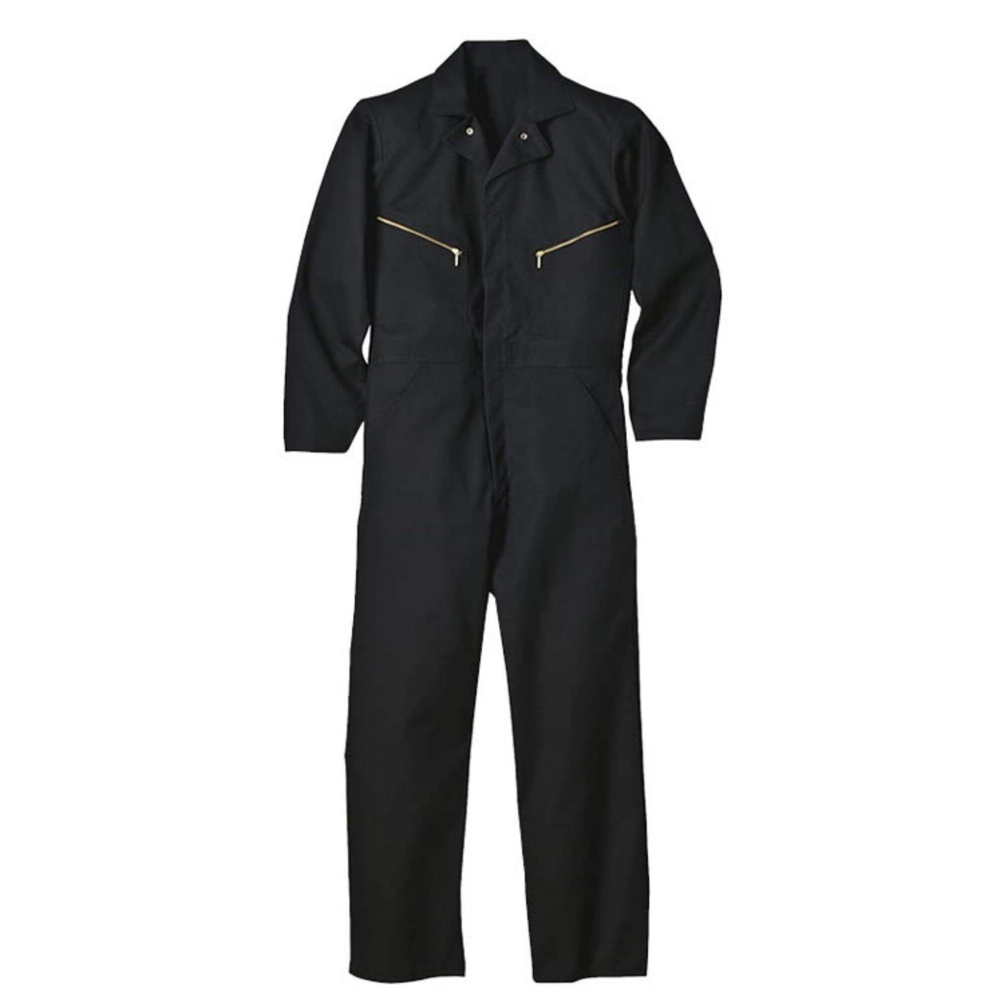 Customize Logo Workwear With Metal Zippers Industry Mechanical Garage Factory 100% Cotton Coverall