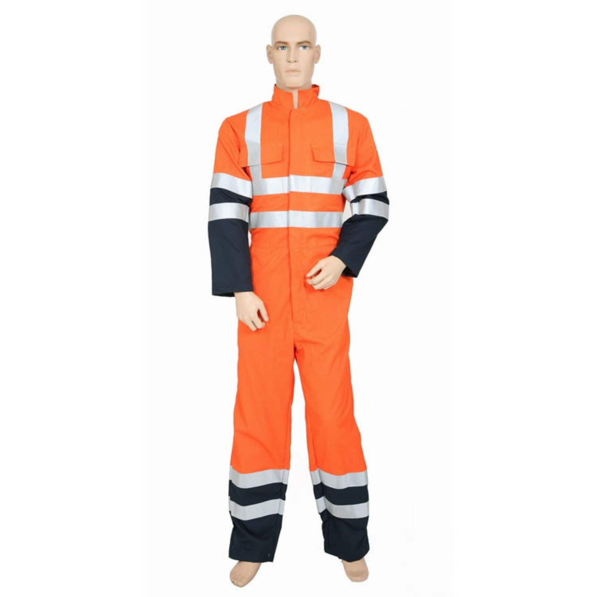 Wholesale Industrial Mechanic Waterproof Coveralls Oil＆Gas Waterproof Traffic Cotton Overalls