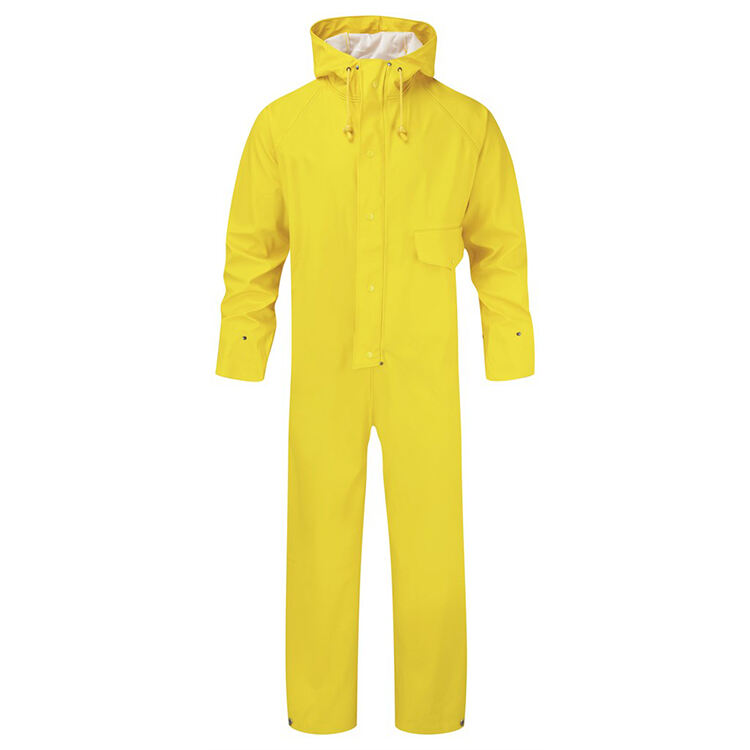 Chemical Protection PU Work Clothing 8% Anti Acid Alkaline Mining Work Coverall