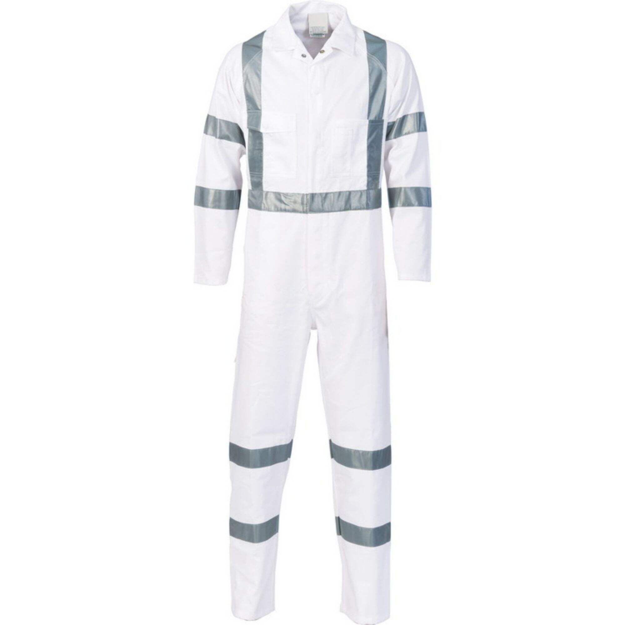  Factory  Custom Cotton Fbric  Waterproof Overalls Unisex Nightuse Reflective Wholesale Coverall