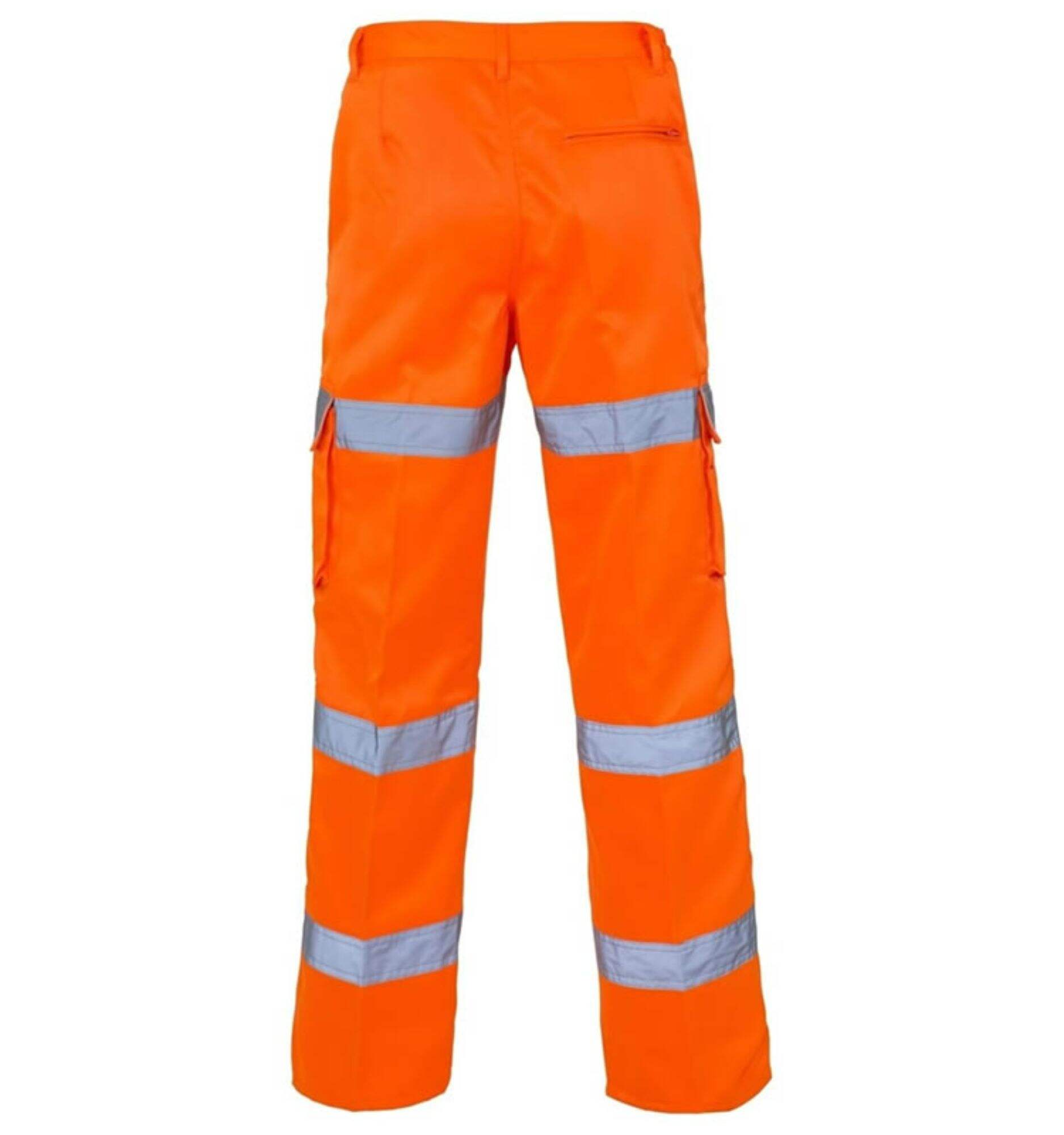 Factory Supply Industrial Hi Vis Reflective  Pants Polyester/Cotton Safety Construction Work  Trousers