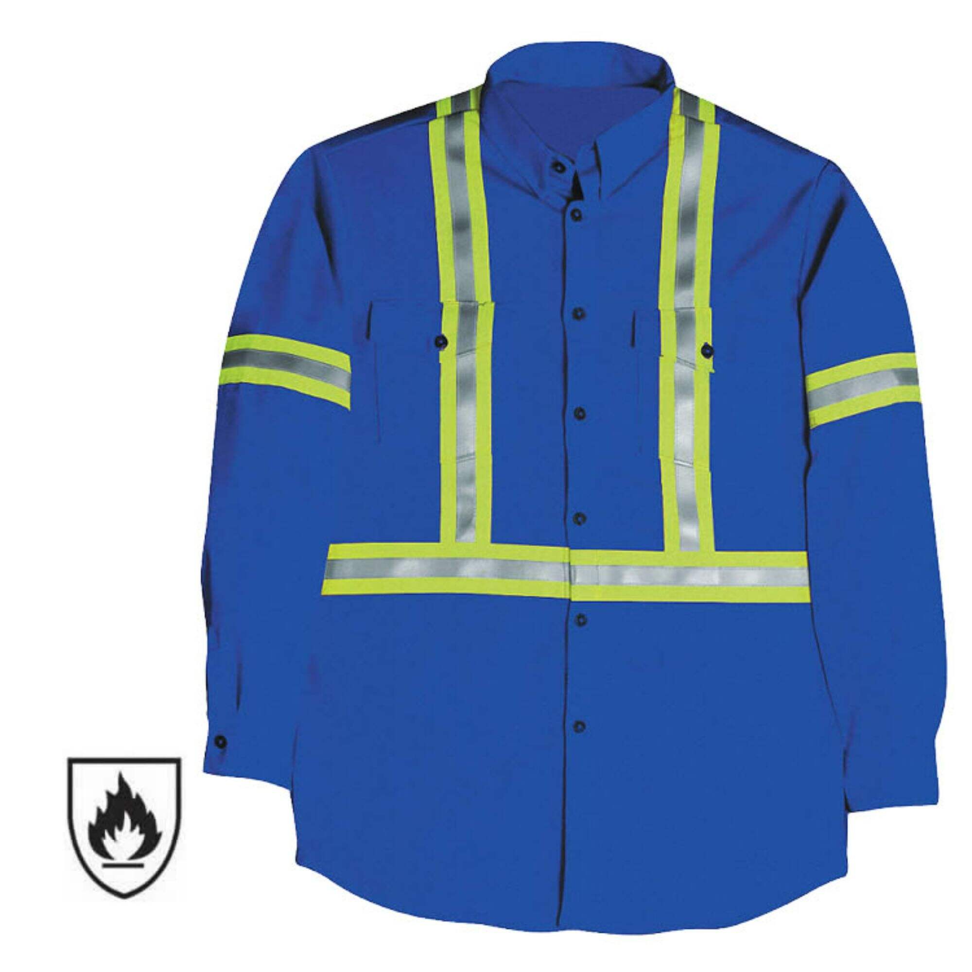 Hot Sale Unisex  Construction Breathable Shirt  Hi Vis Reflective Fire Retardent Clothes