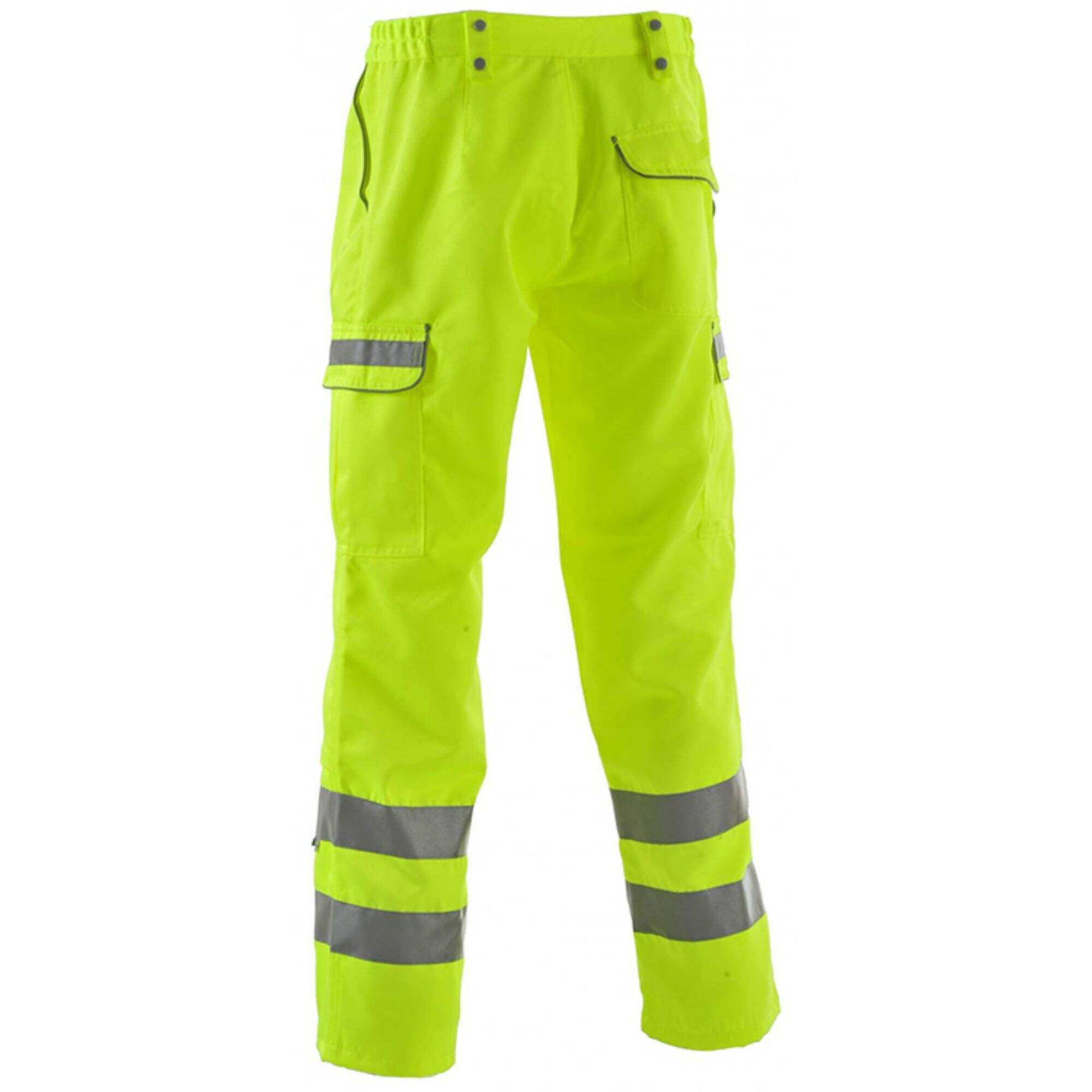 Industrial Premium Unisex Waterproof Hi Vis Reflective Traffic Road Pants Custom Safety Trousers 