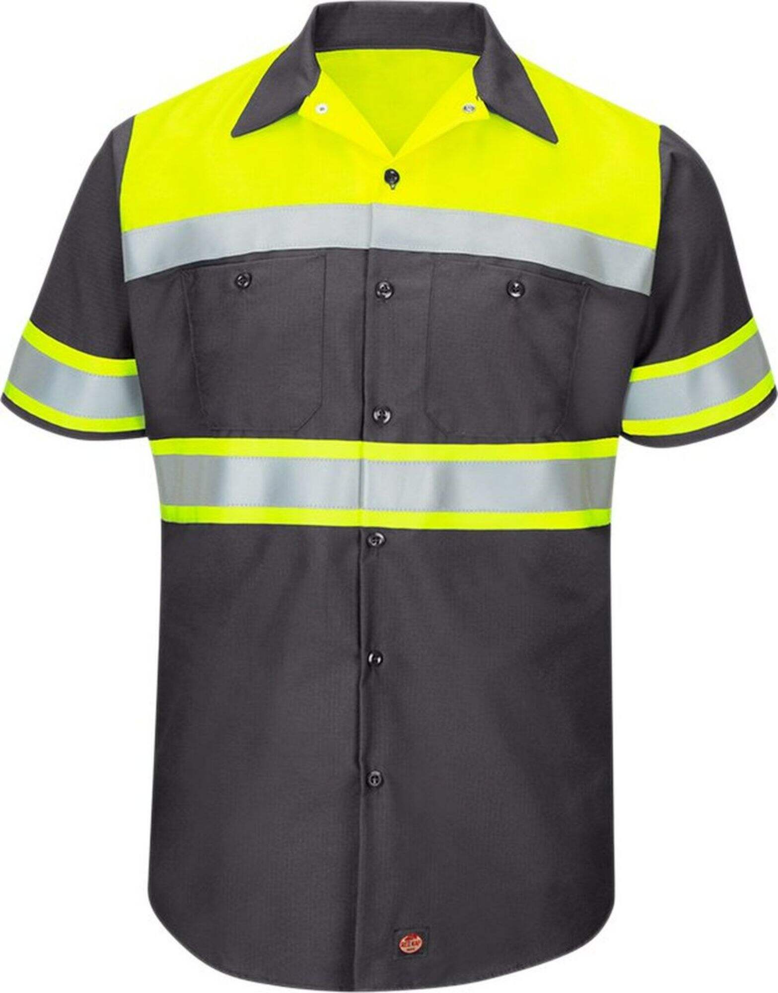 Industrial Hi Vis Reflective Safety Workwear Anti-static Anti-arc Long Sleeve Work Shirt 