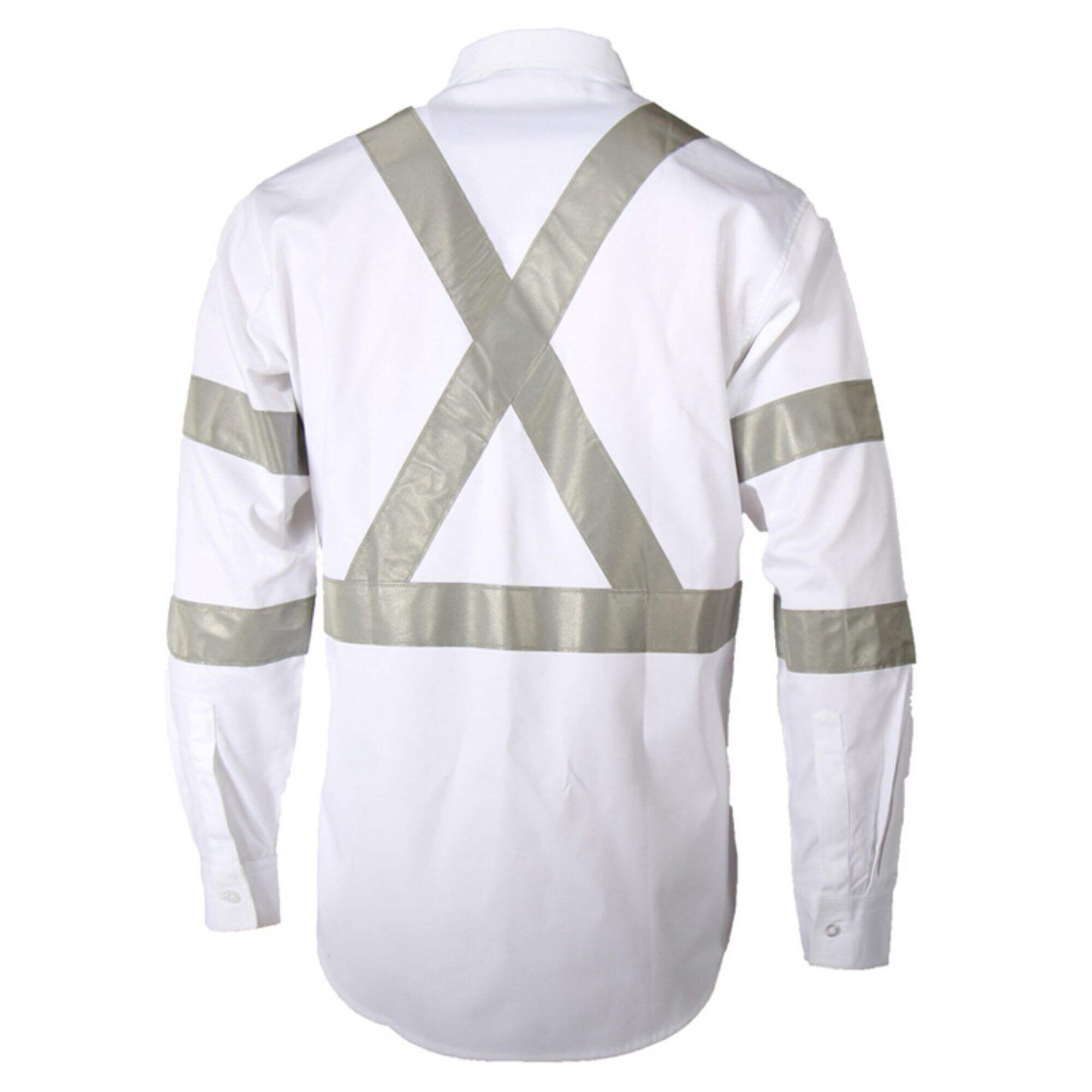 Factory Supply Custom Hi Vis Clothes With “X”Strip On The Back Reflective Waterproof Windproof Shirt