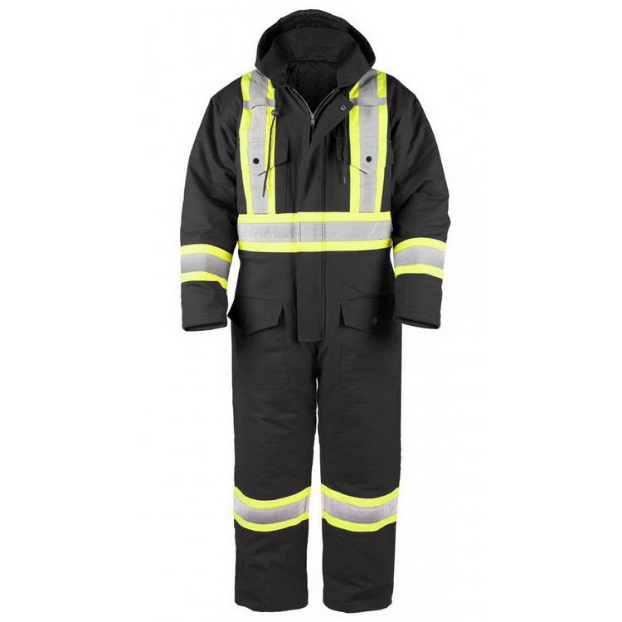 Custom  Cotton Twill  Fiberfill Insulated Winter Coveralls Warm Cold Weather Unisex  Cold  Storage Coldproof Windproof Overall