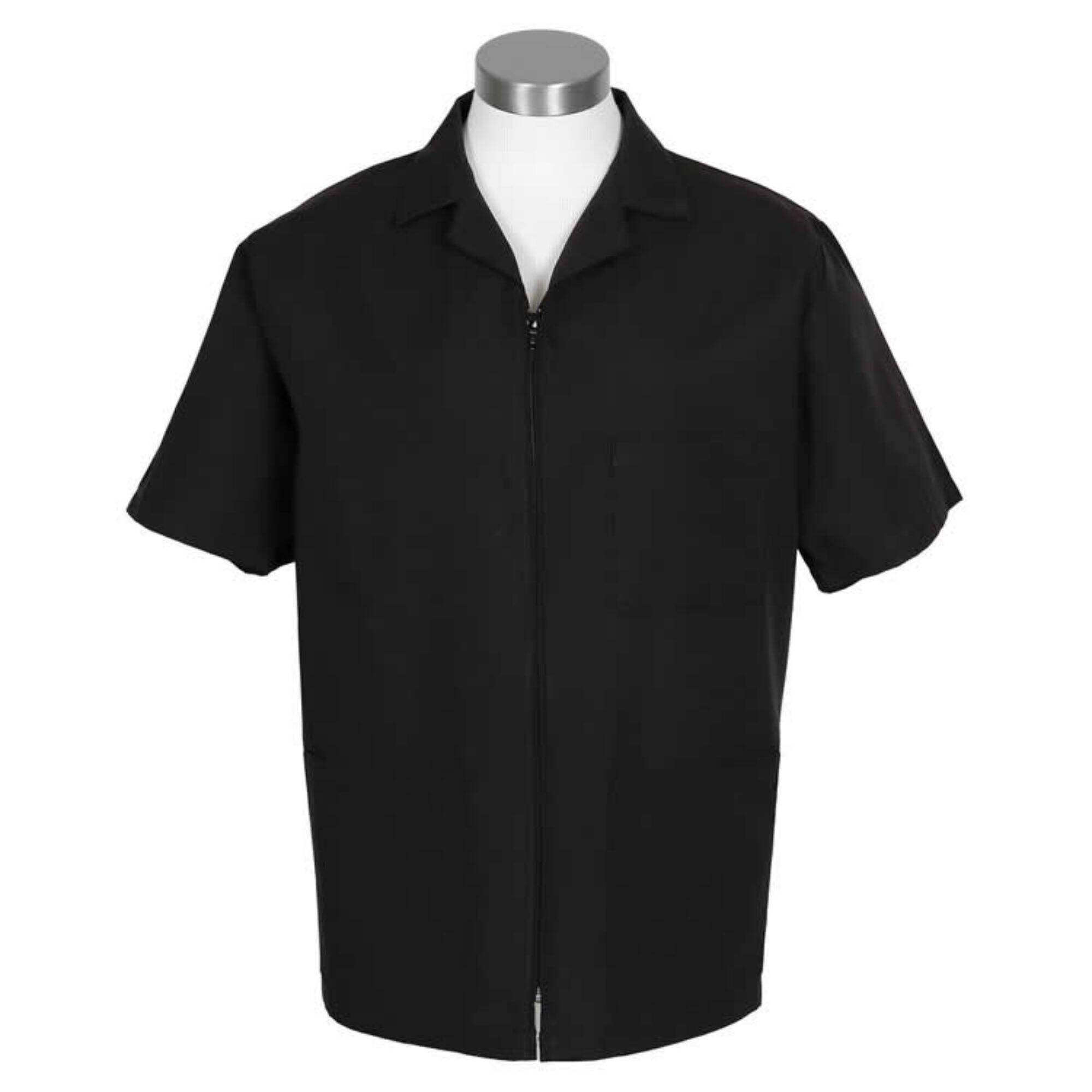 Hot sale Breathable Custom Clothes  Zip Up Zipper Work Shirt