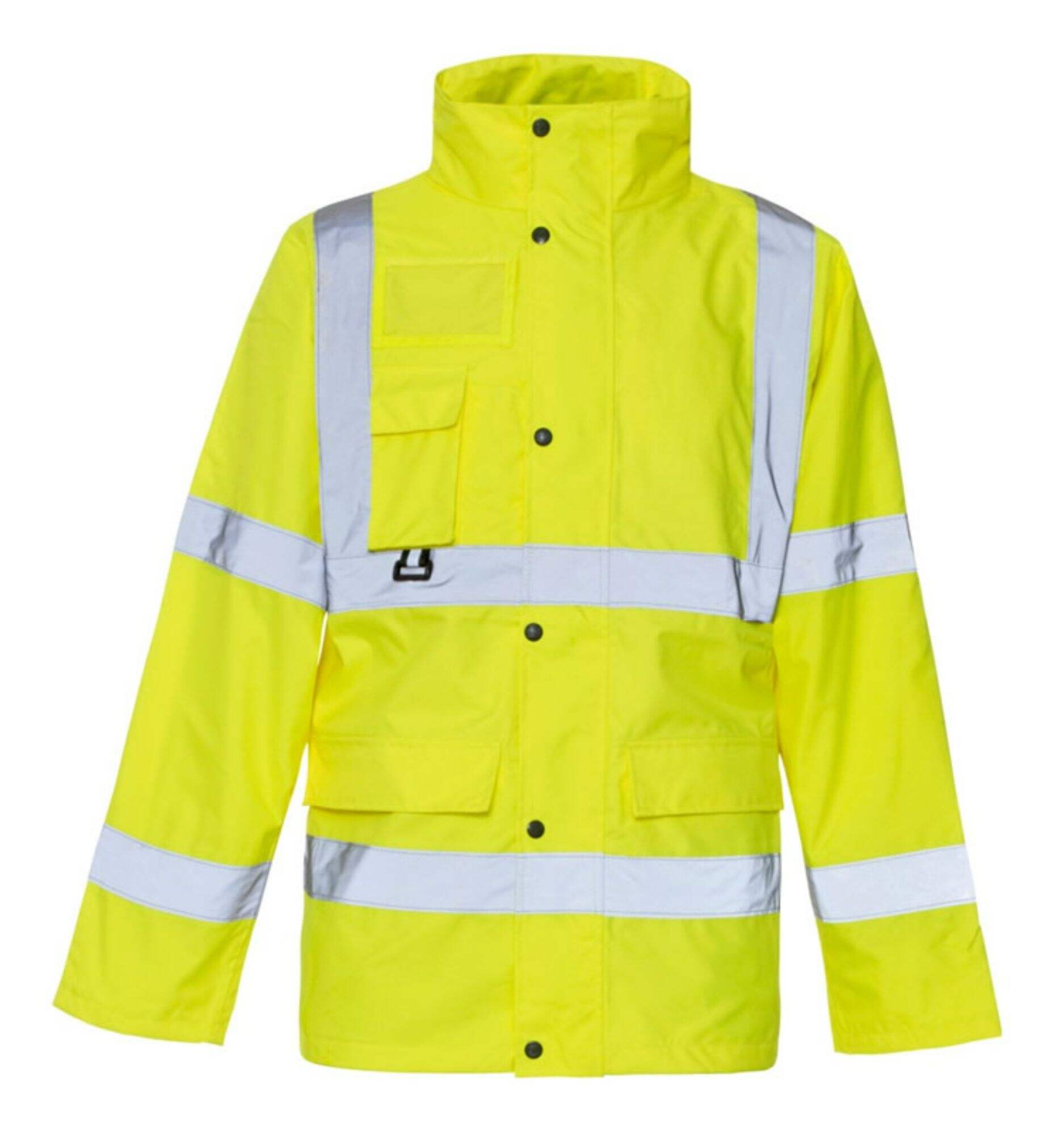 Wholesale Durable Waterproof Custom Safety Jacket Hi Vis Reflective Construction  Multi Pockets Workwear 