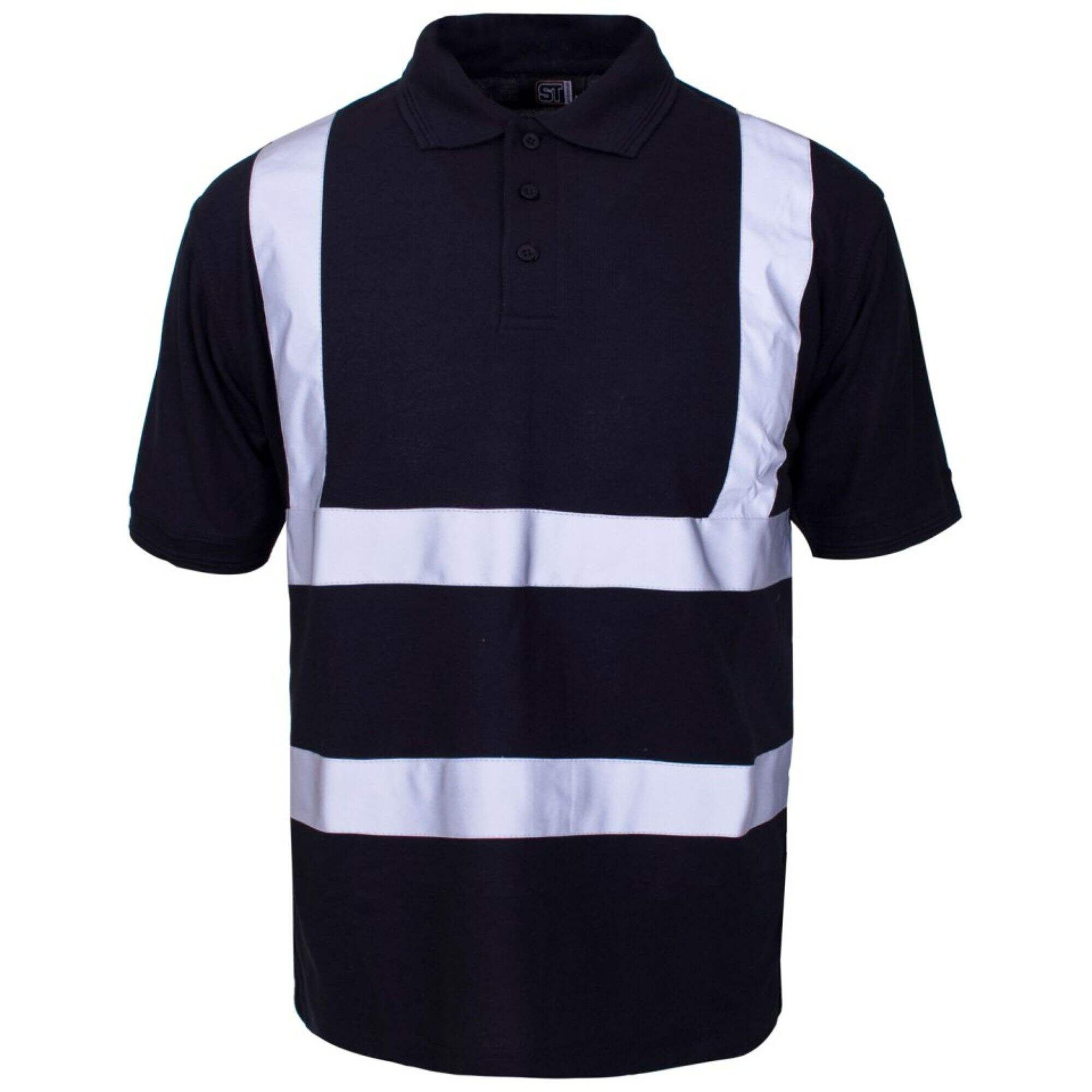 High Quality Custom Logo Private Label Workwear Hi Vis Reflective Traffic Polo Shirt 