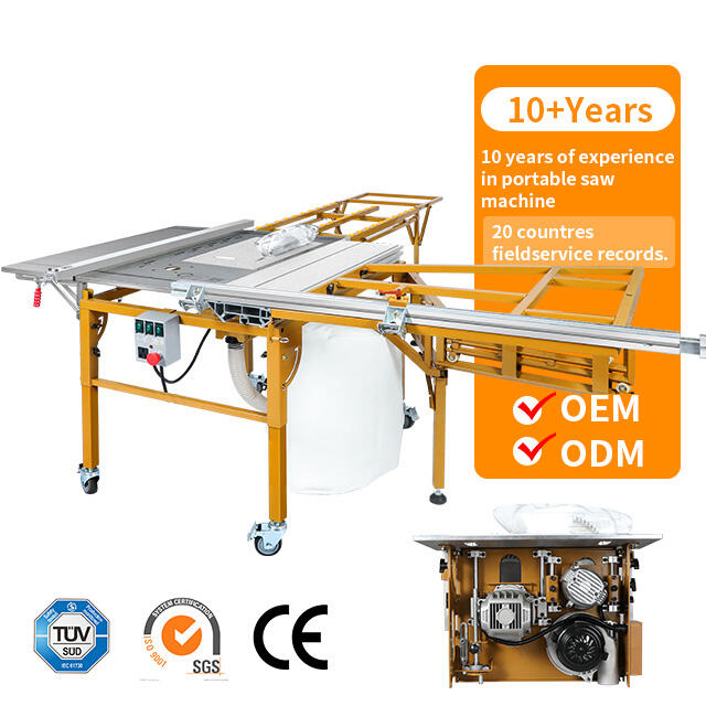 JT-9D Sliding Table Saw Machine Woodworking Dust Free Composite Saw Lifting Table Saw Wood Table Saw