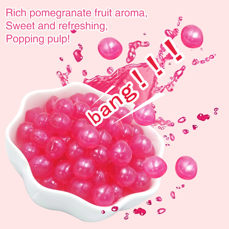 Pomegranate bursting bead