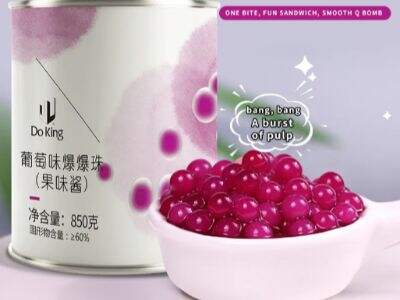 Stackable pails of popping boba optimize warehouse space for distributors