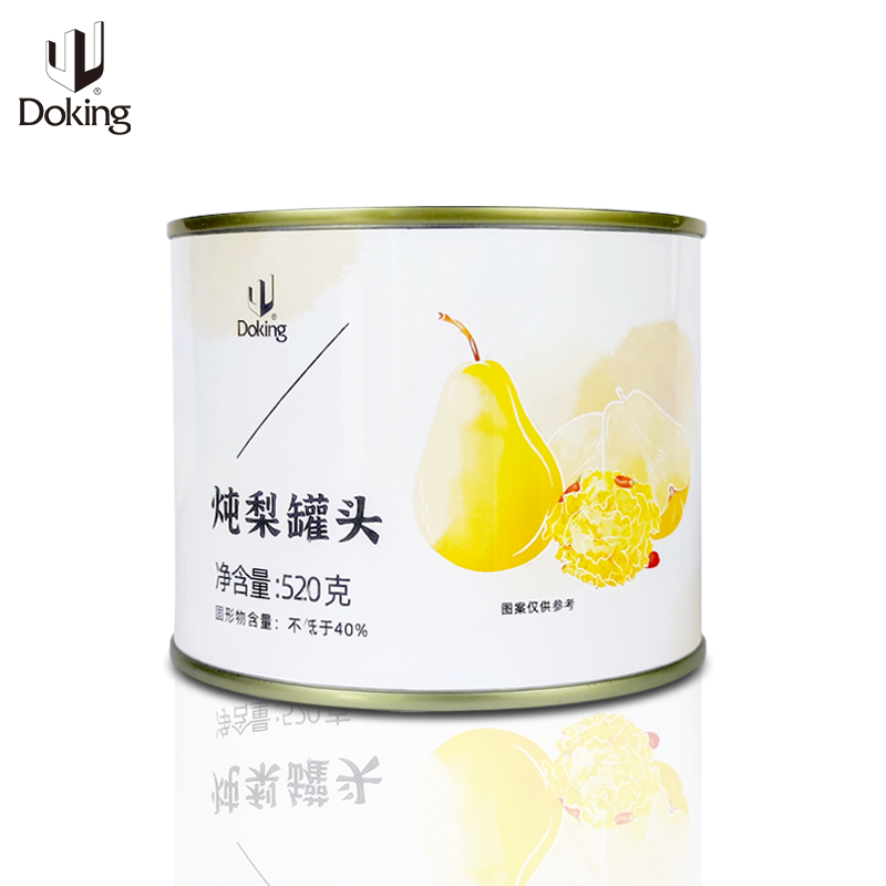 Canned stewed pear