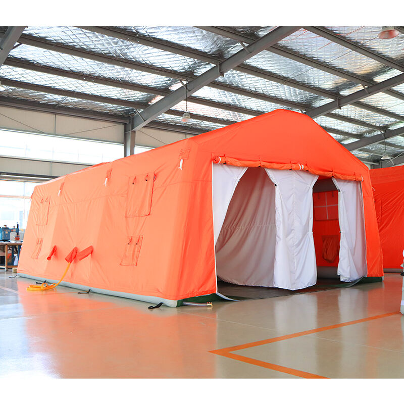 Factory Waterproof Windproof Airtight PVC Inflatable Tent Reusable Easy Quick Install Sanitisation Decontamination Tent Outdoor supplier