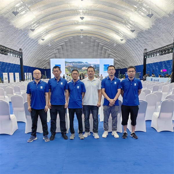 Weather-proofing events with air supported domes