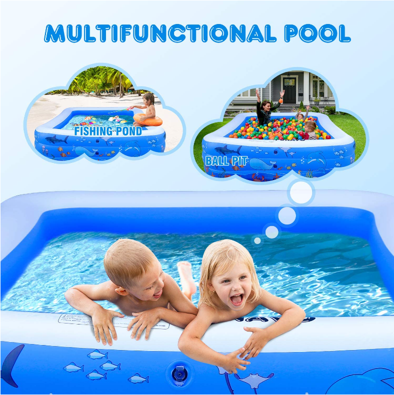 CE RoHs Durable Collapsible Custom Regular 3 Layers Deep Inflatable Pool Water Other Pool Accessories Inflatable Swimming Pool manufacture