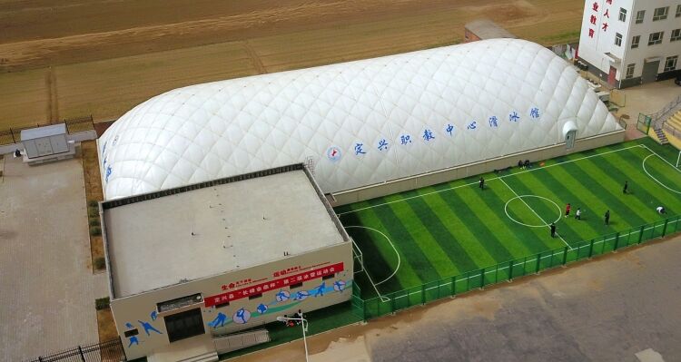 Best Price Custom Large Plastic Inflatable Sports Dome Tents for Soccer Tennis Football Basketball Golf Pool factory