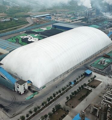 Large Outdoor Inflatable Air Dome Tent 100x200 Storage Building Structure for Warehouse Architecture Membrane manufacture