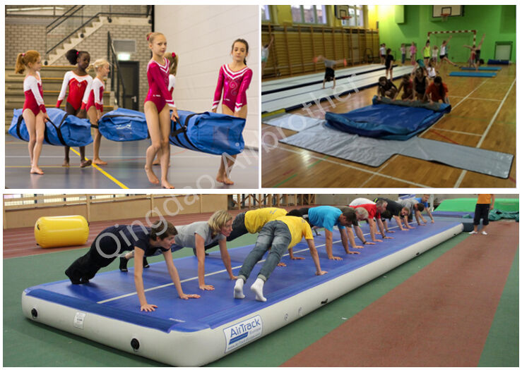 Inflatable Air Tumble Track.jpg kasutamine