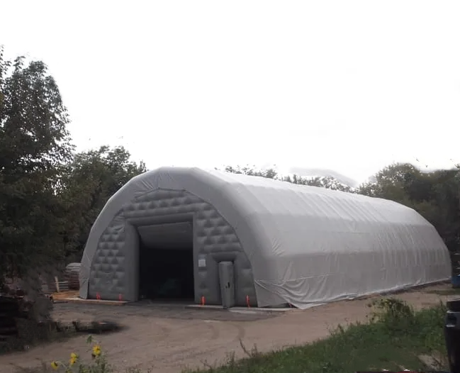 Factory Customized Inflatable Air Dome Waterproof Dust Proof Easy Install Inflatable Hangars Without Construction Permits supplier