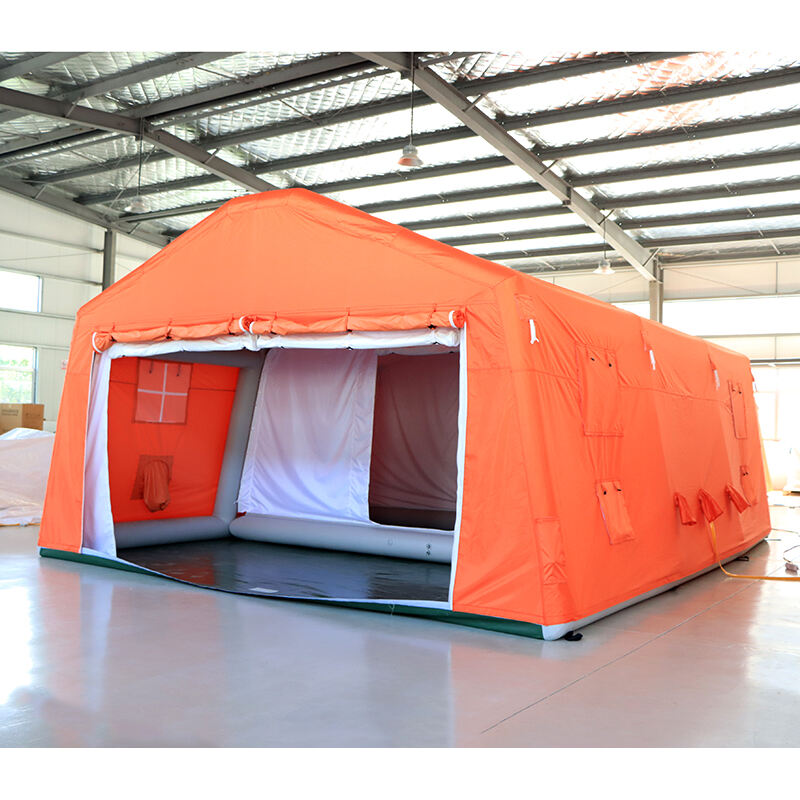 Factory Waterproof Windproof Airtight PVC Inflatable Tent Reusable Easy Quick Install Sanitisation Decontamination Tent Outdoor manufacture