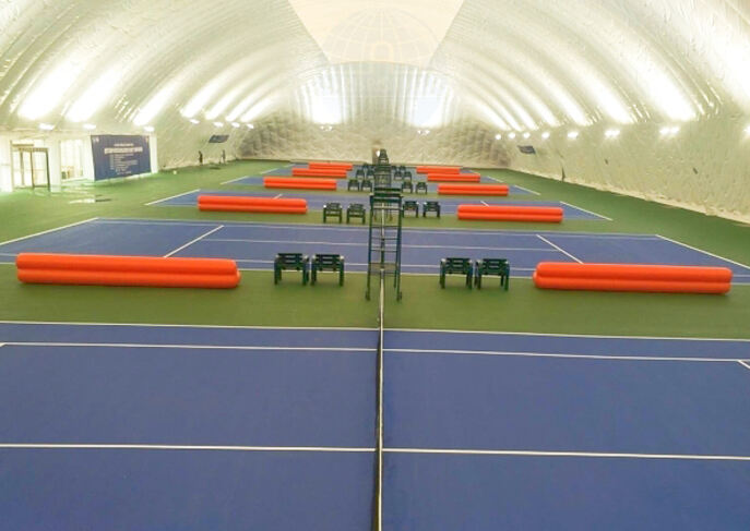 Air dome used for Tennis Court