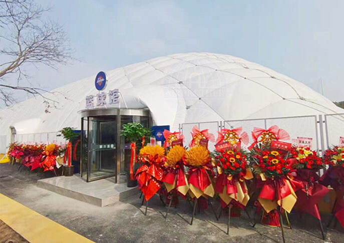 Air Dome used for Basketball Training In Shanghai City, China